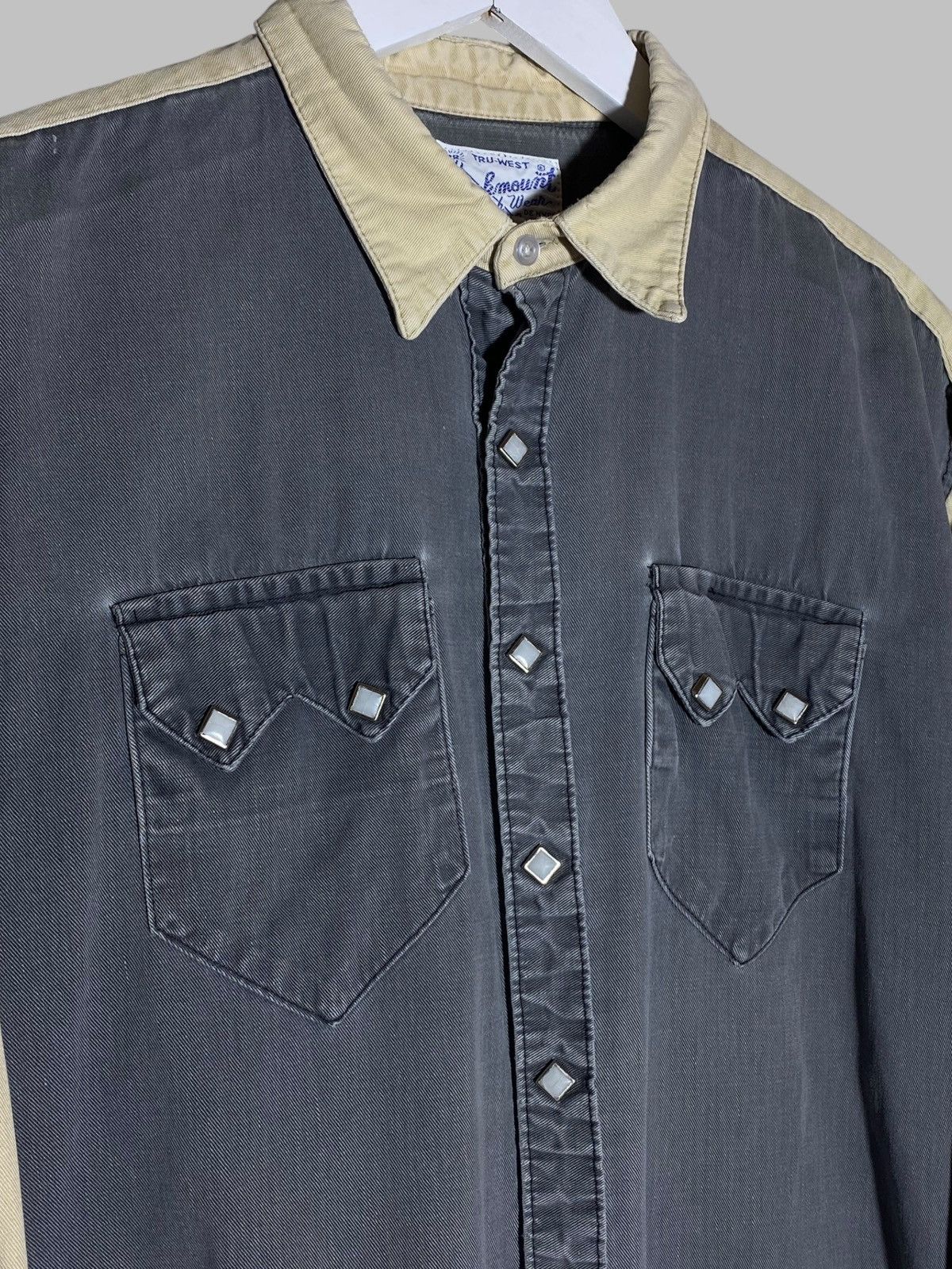 Rockmount Ranch Wear Vintage Rockmount Ranch Wear Snap Button Distressed Shirt Size US M / EU 48-50 / 2 - 3 Thumbnail