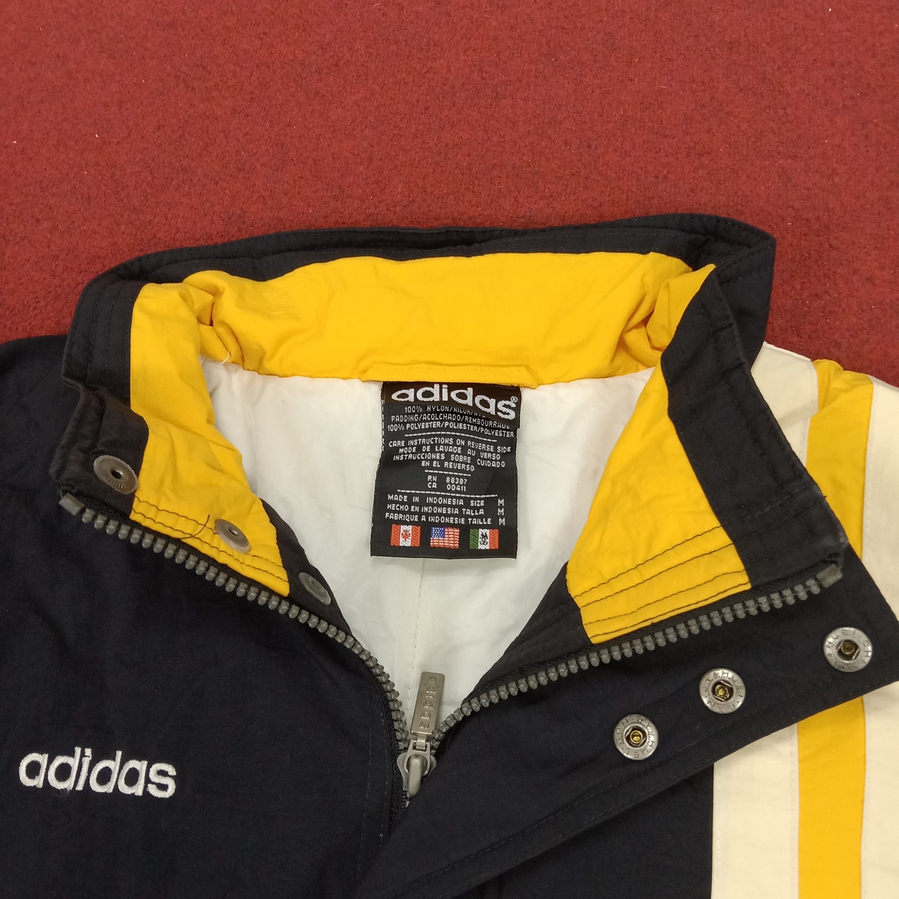 Adidas Adidas Nice Design Long Jacket Winter Style Size US L / EU 52-54 / 3 - 6 Thumbnail