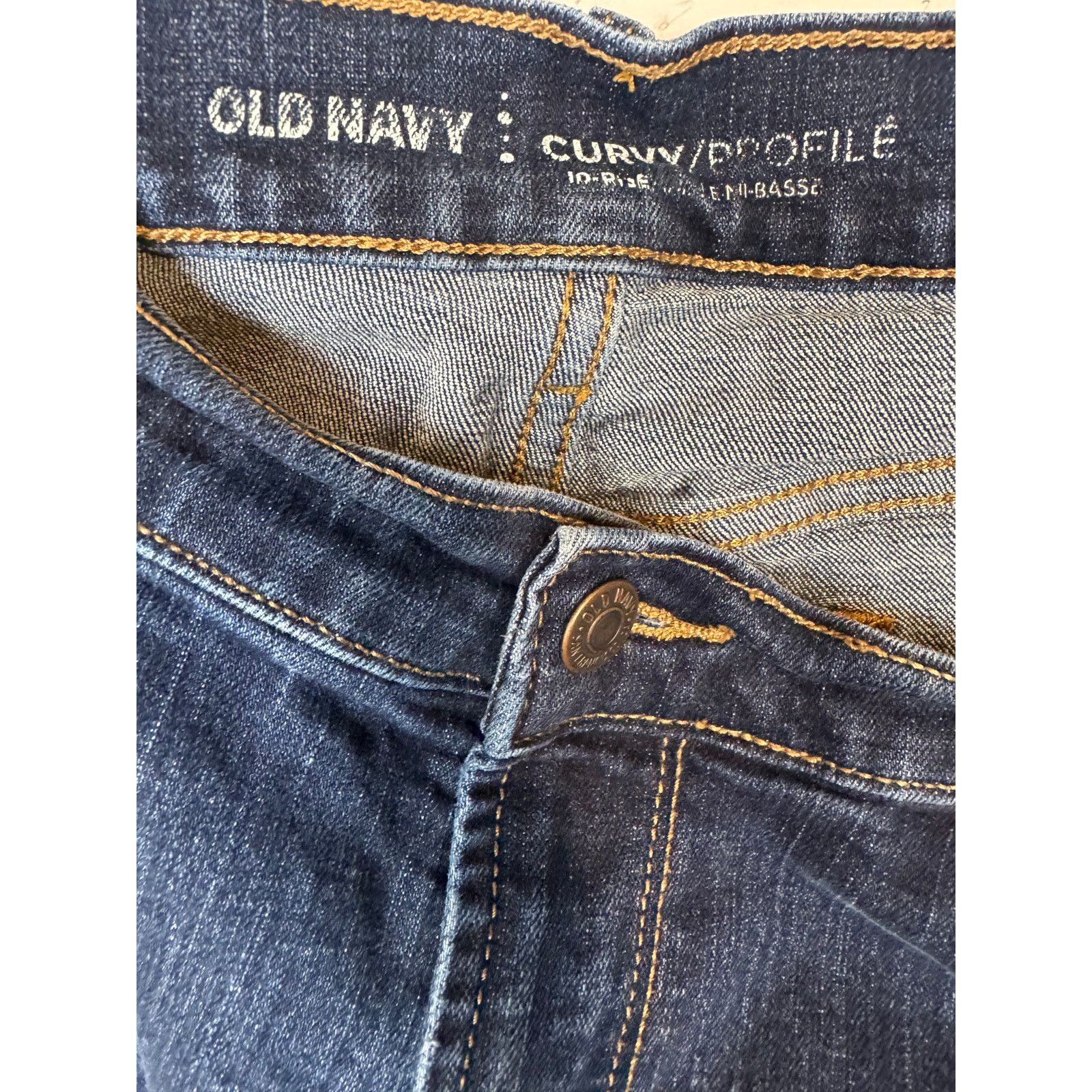 Old Navy Old Navy Straight Cut Jeans Women's Size 14 Size 36" / US 14 / IT 50 - 4 Thumbnail