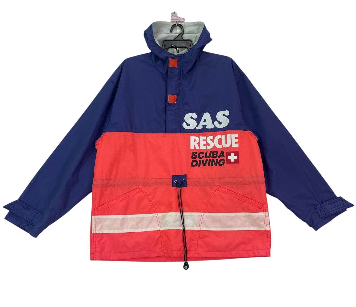 Japanese Brand × Vintage SAS Scuba Diving Equipment deep dive pullover anorak jacket Size US L / EU 52-54 / 3 - 1 Thumbnail