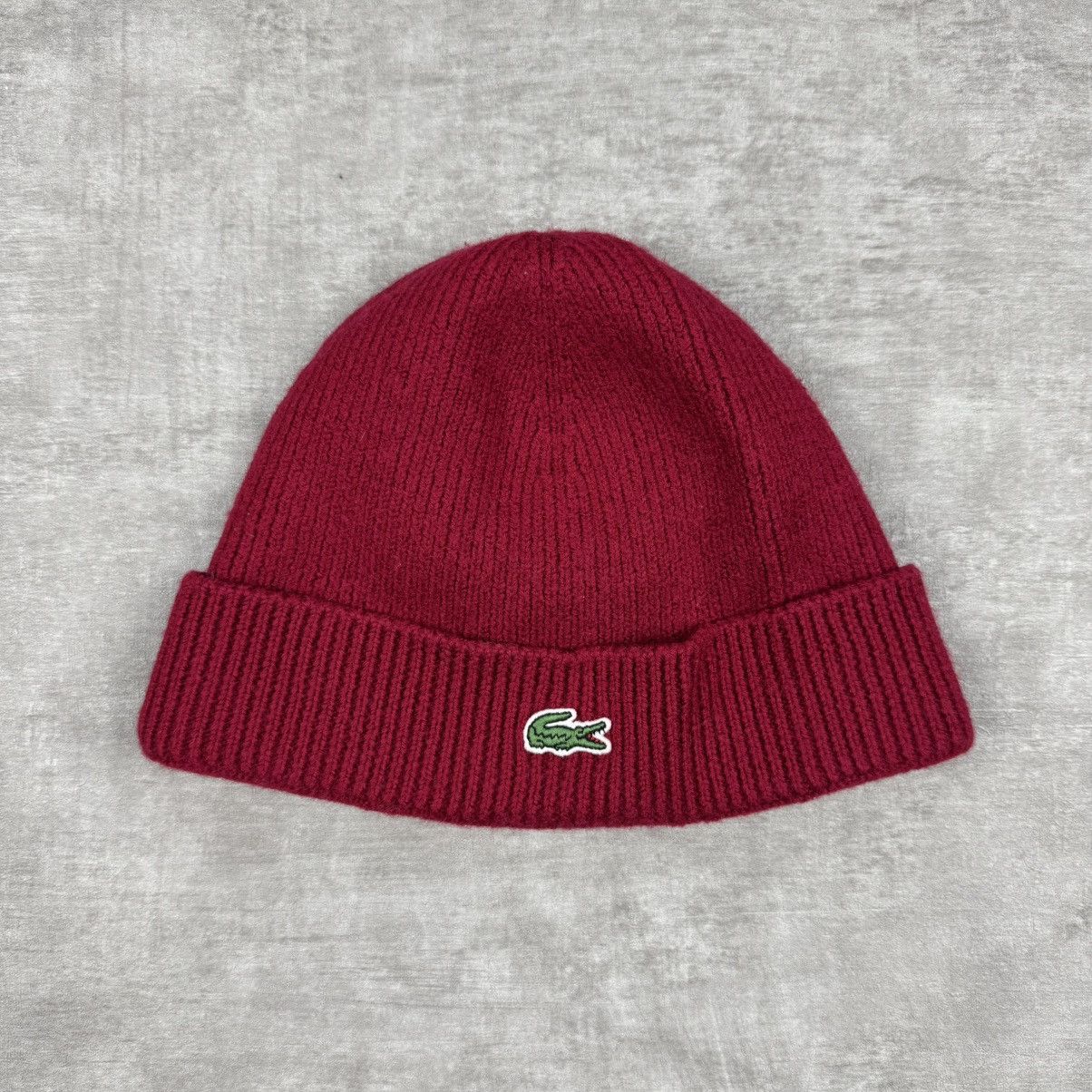 Lacoste Lacoste Wool Beanie Hat Size ONE SIZE - 1 Thumbnail