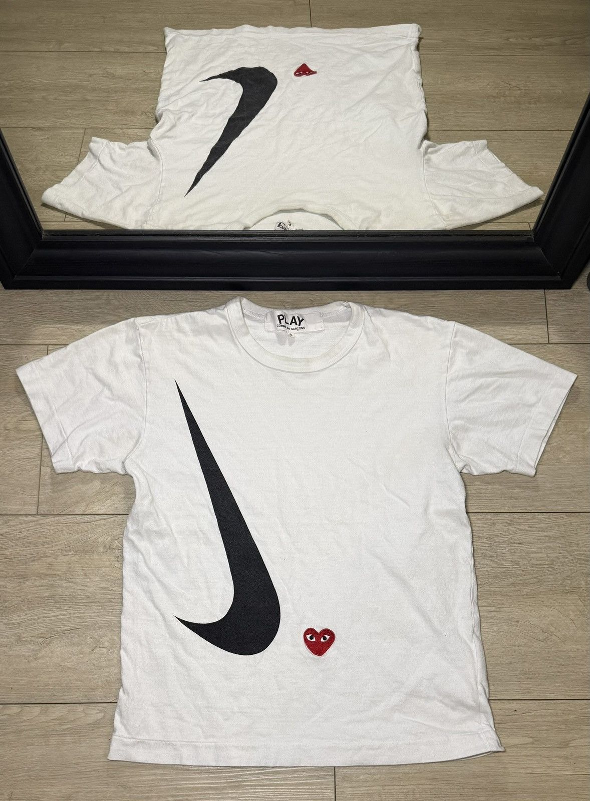 Comme des Garcons Y2K Play COMME De Garçons X Nike Embroidered Heart Single Size US S / EU 44-46 / 1 - 1 Thumbnail