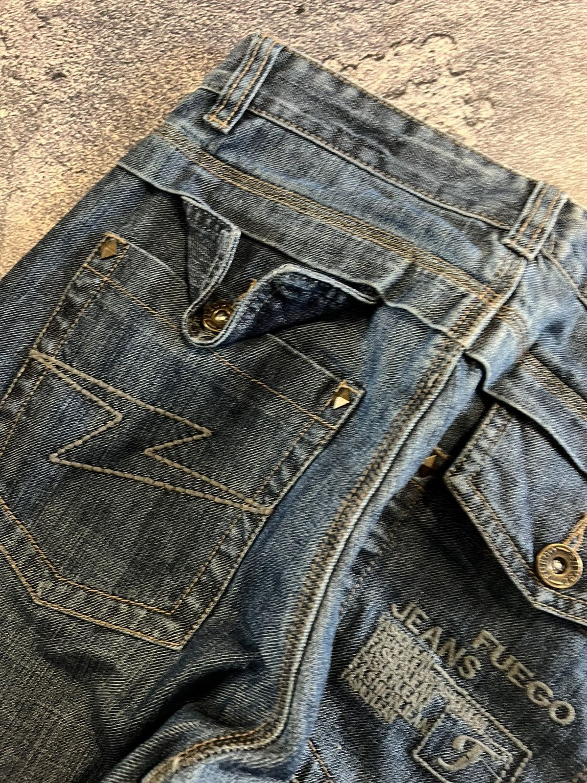 Vintage Hysteric Glamour Style / Vintage Washed Faded Baggy / Y2K Size US 29 - 5 Thumbnail