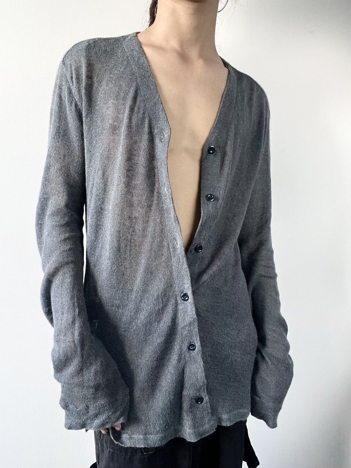Helmut Lang Helmut Lang Long Cardigan Size US L / EU 52-54 / 3 - 2 Thumbnail