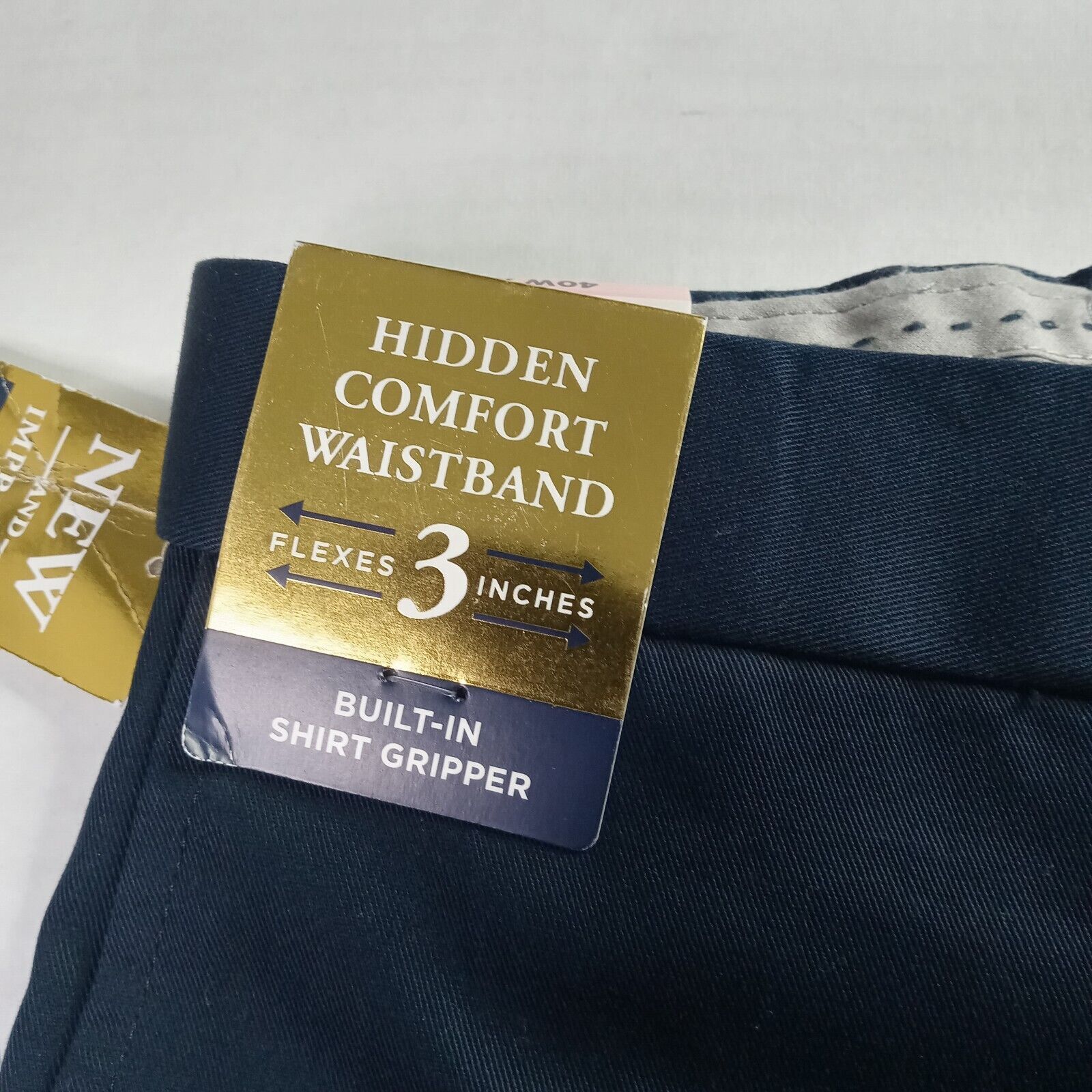 Haggar Haggar Premium Iron Free Khakis Men's 40x34 Blue Classic Fit Size US 40 / EU 56 - 5 Thumbnail
