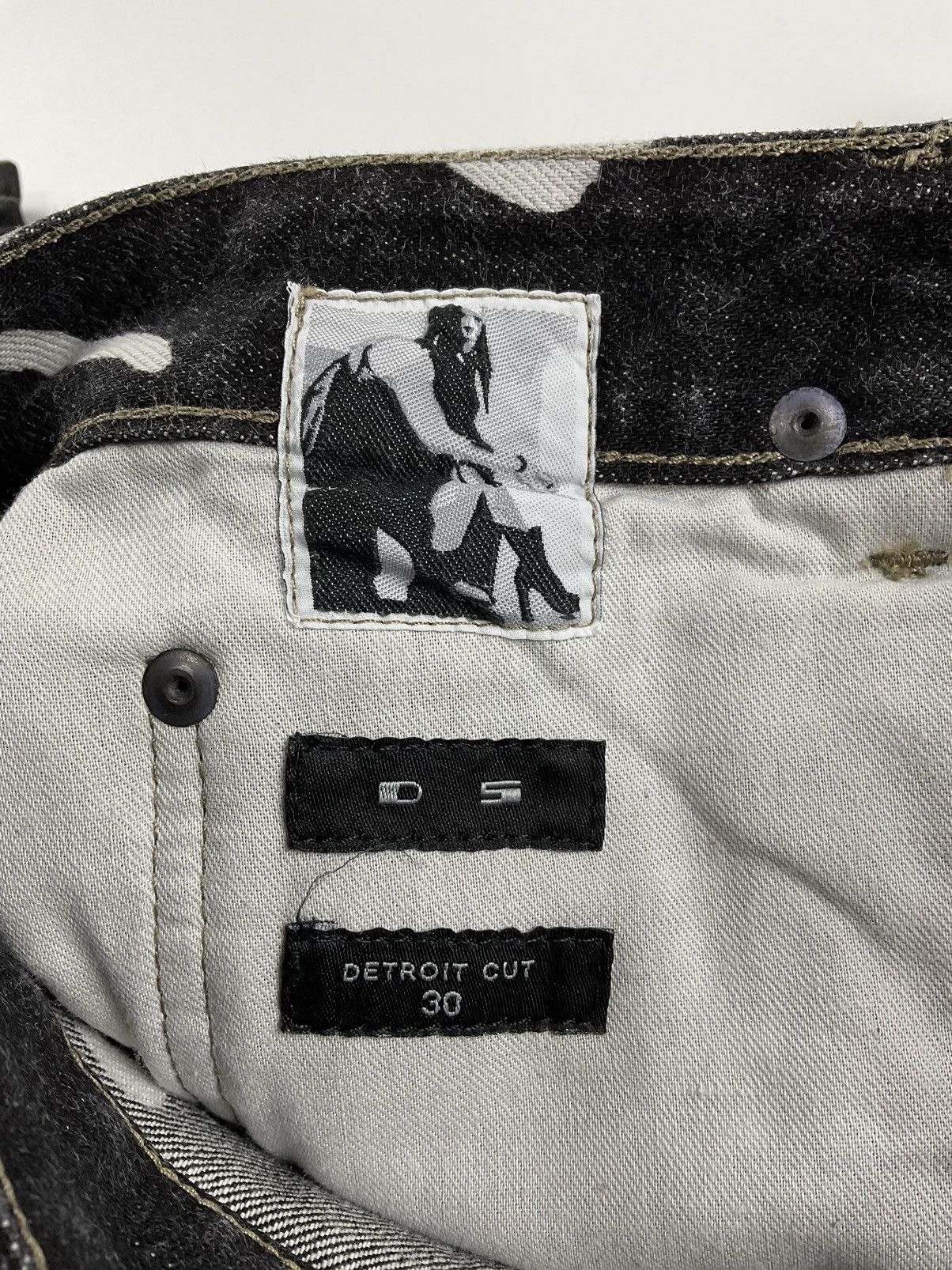 Rick Owens Rick Owens Detroit Cut Bleach Vomit Denim Size US 30 / EU 46 - 11 Thumbnail