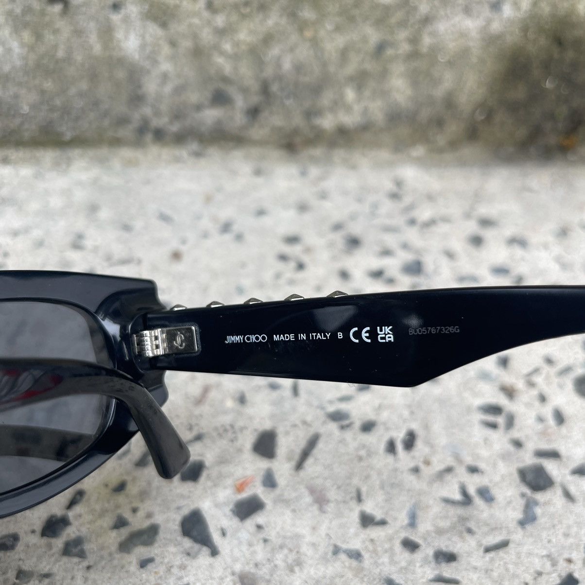 Jimmy Choo Womens JIMMY CHOO JC501U Studded Sunglasses Size ONE SIZE - 6 Thumbnail