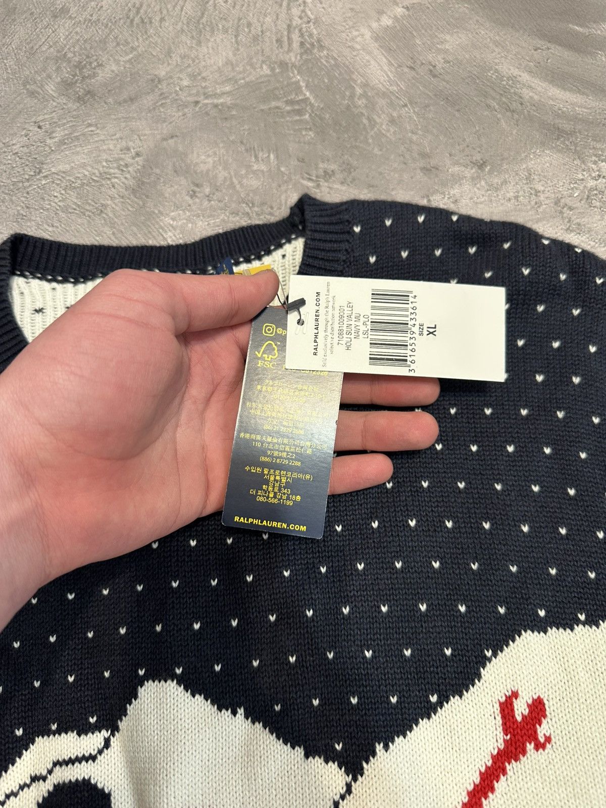 Polo Ralph Lauren Polo Ralph Lauren Classic Downhill Skier Graphic Knit Size US XL / EU 56 / 4 - 3 Thumbnail