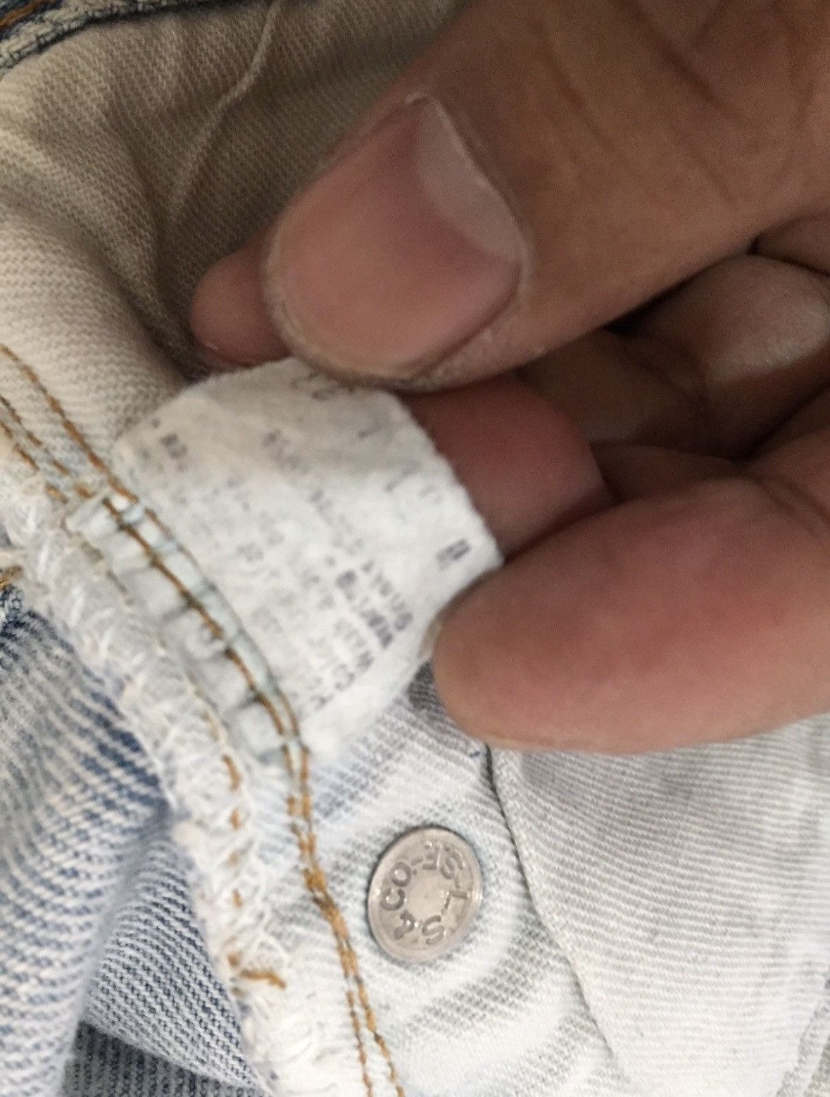 Levi's 1980's 501 Redline Selvedge Size US 31 - 17 Thumbnail