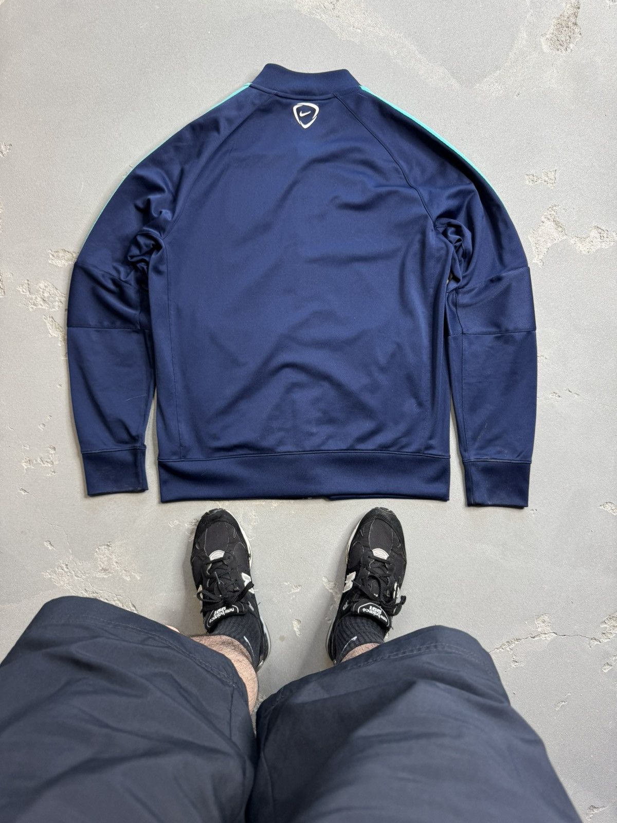 Nike × Vintage NIKE MANCHESTER CITY JACKET TRACK 2014/2015 SOCCER JERSEY Size US L / EU 52-54 / 3 - 2 Thumbnail
