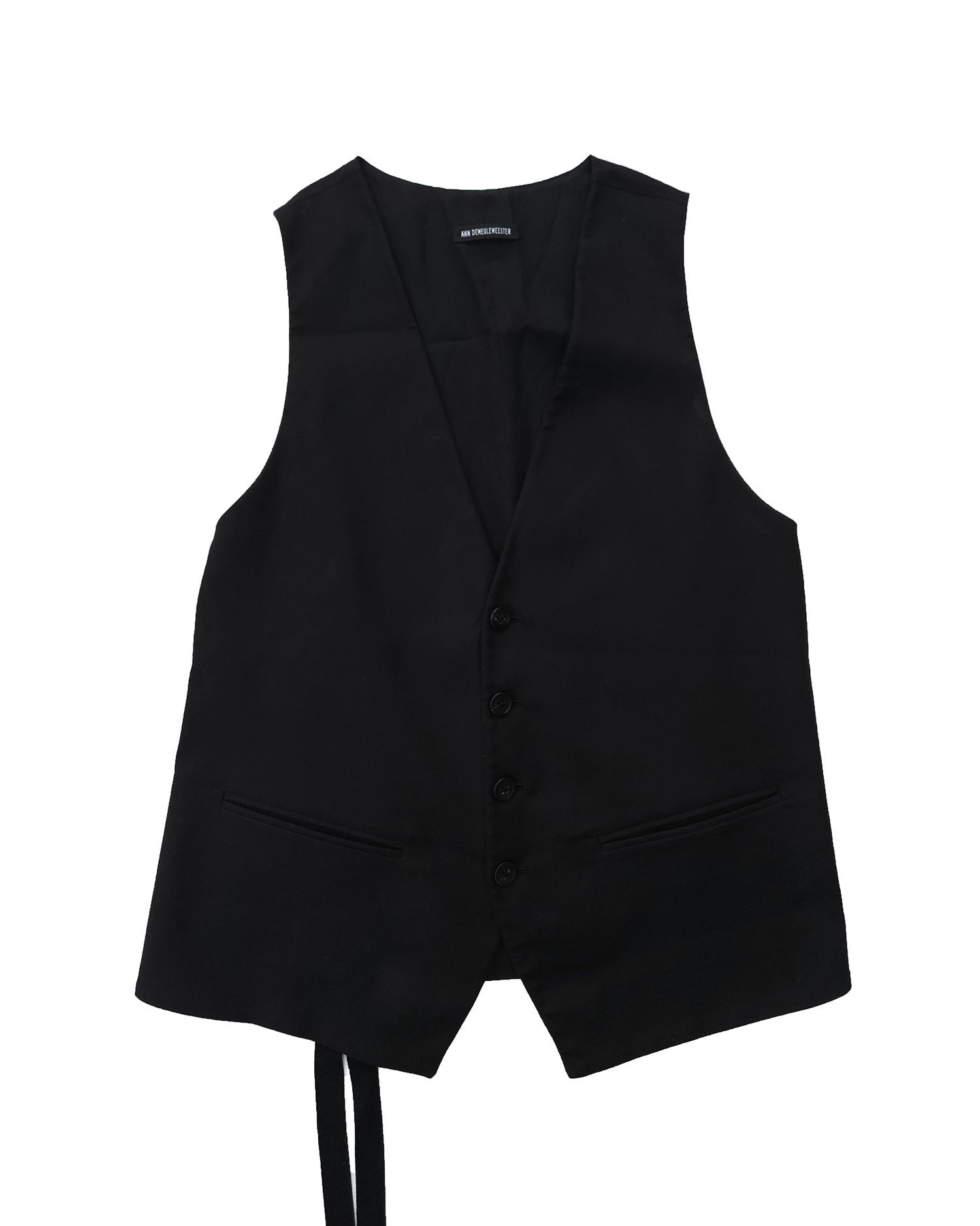 Ann Demeulemeester Ann Demeulemeester "Charlotte" Classic Waistcoat Size XS / US 0-2 / IT 36-38 - 1 Thumbnail