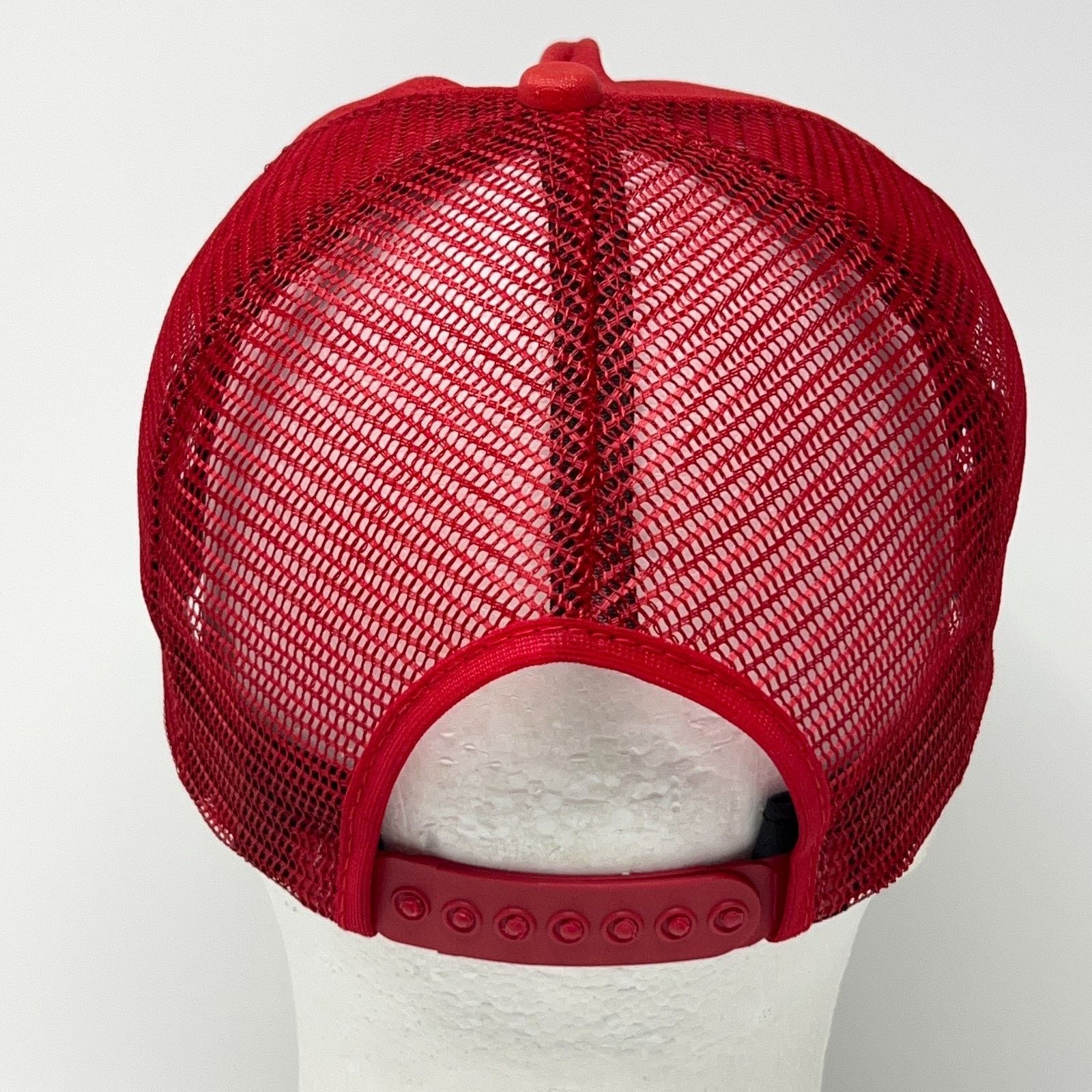New Era Vintage 80s Arvada Excavating Trucker Hat Baseball Cap Red Size ONE SIZE - 3 Thumbnail