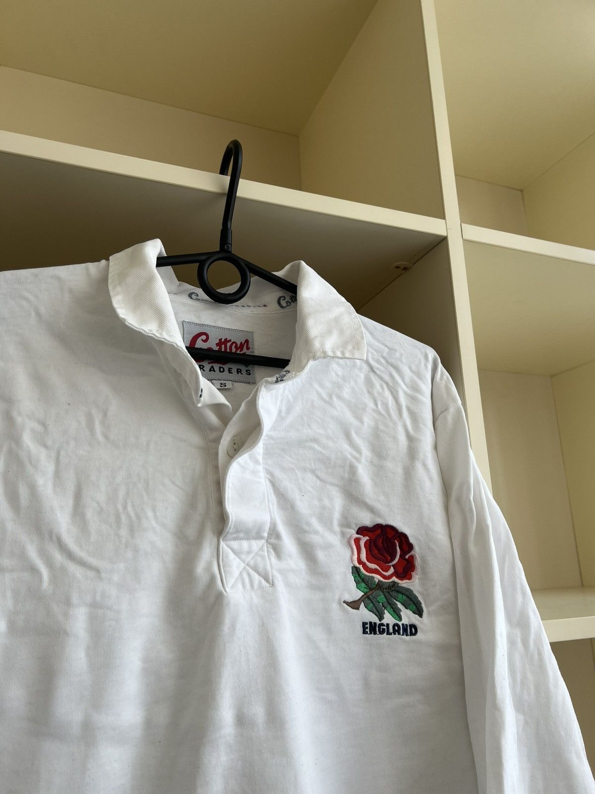 Cotton Traders Vintage Cotton Traders England Rugby Shirt Long Sleeve Rose Size US S / EU 44-46 / 1 - 4 Thumbnail