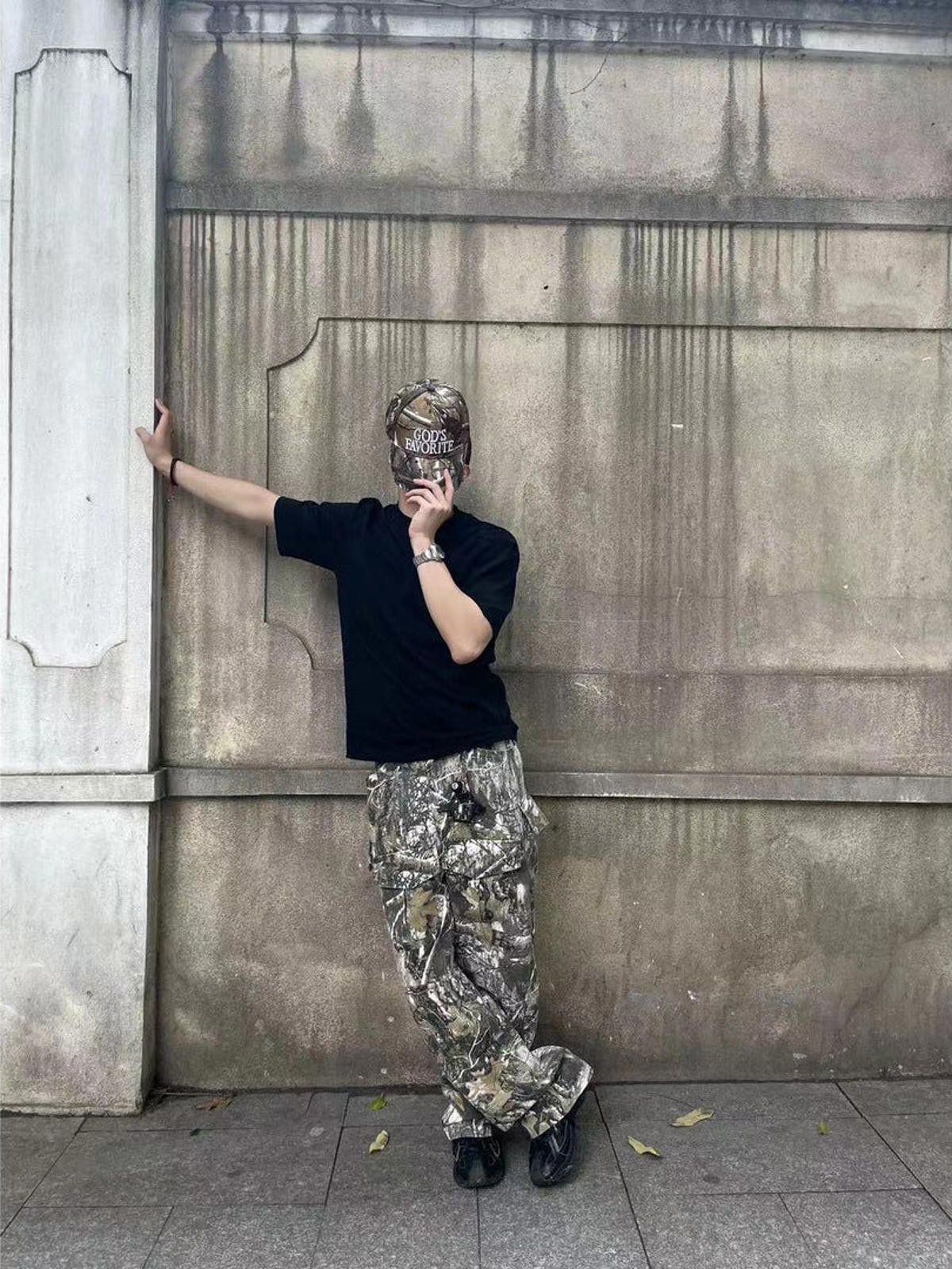 Vintage Camouflage Cargo Wide Leg Pants Size US 32 / EU 48 - 6 Thumbnail
