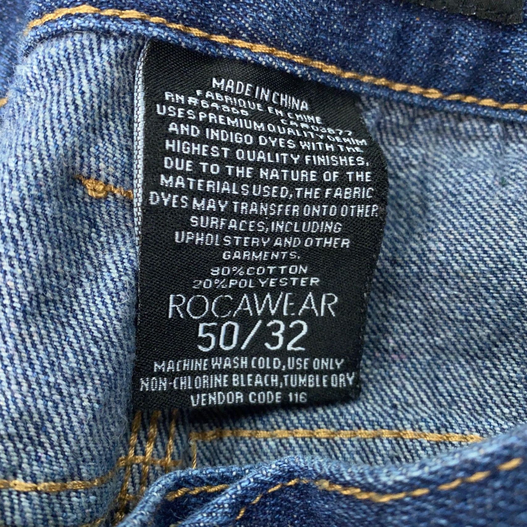 Rocawear Rocawear Jeans Mens Size 50x32 Blue Classic Fit Hip Hop Y2K Jeans Men Size US 44 / EU 60 - 7 Thumbnail
