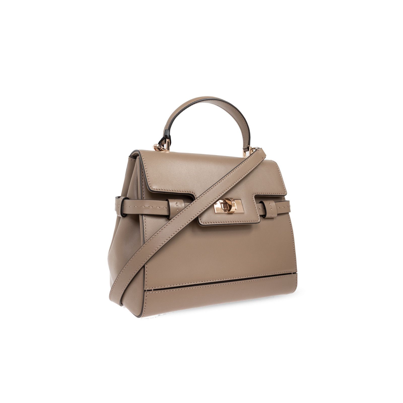 Max Mara MAX MARA Margaux Beige Leather Bag New And Authentic Size ONE SIZE - 3 Thumbnail