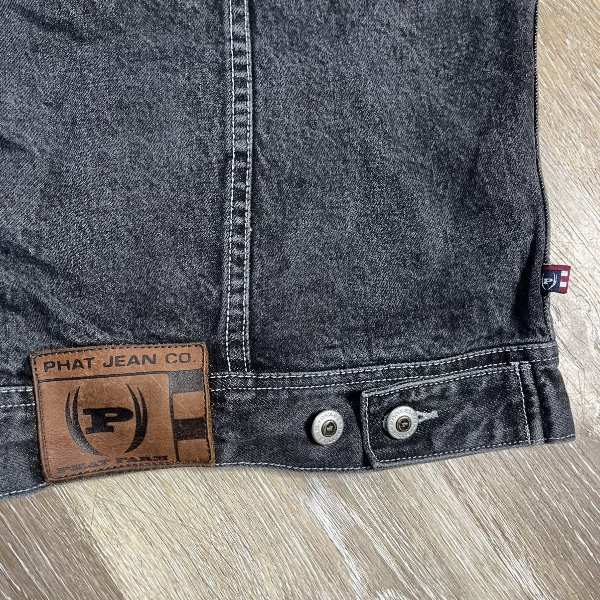 Phat Farm vintage baggy phat farm ombre sleeve denim jacket Size US XXL / EU 58 / 5 - 5 Thumbnail