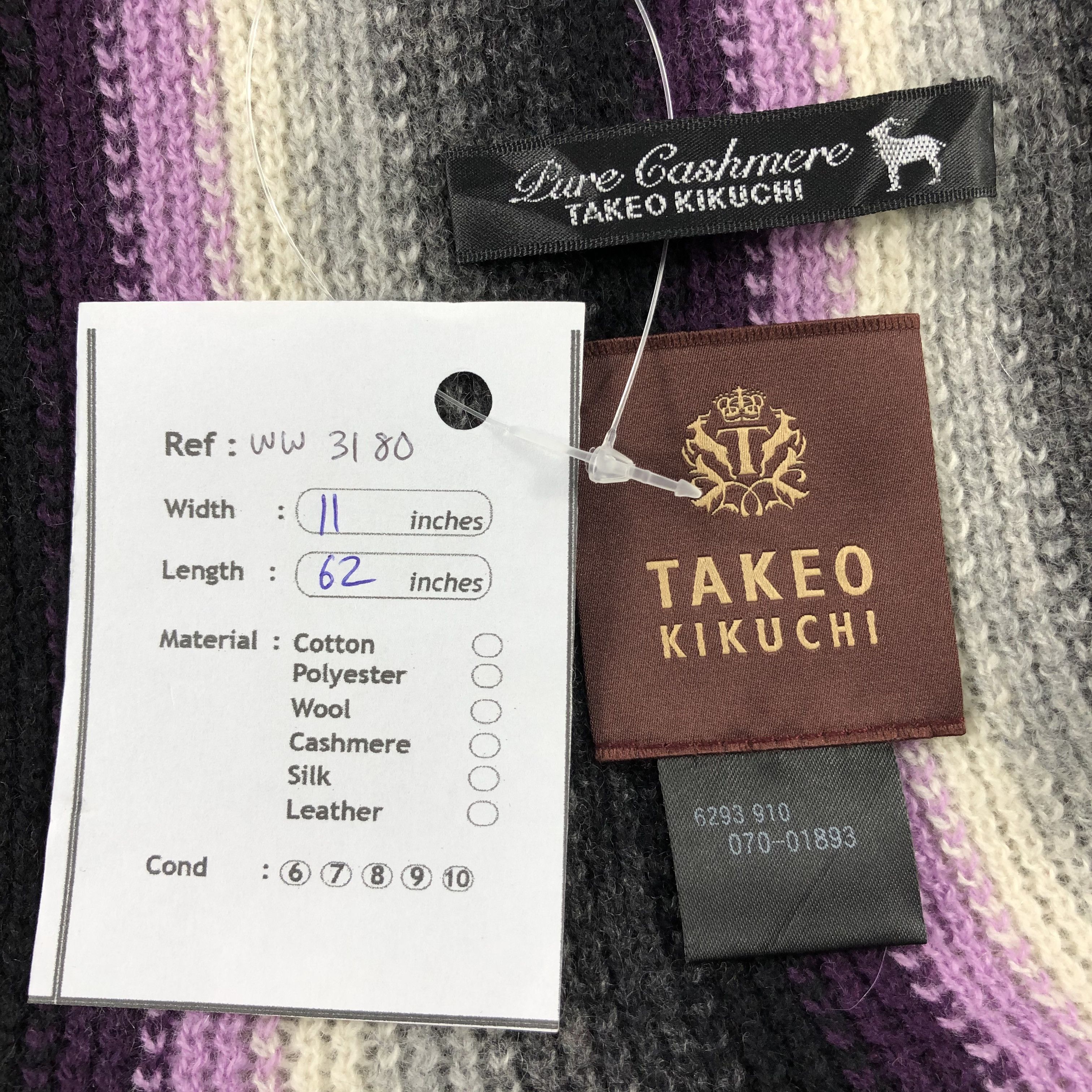 Takeo Kikuchi Vintage Takeo Kikuchi Scarf - WW3180 Size ONE SIZE - 4 Thumbnail
