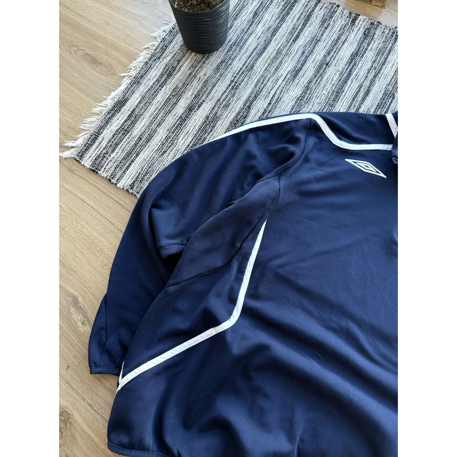Umbro SOUTHAMPTON UMBRO VINTAGE 2007-08 1/4 ZIP TRACK JACKET FOOTBALL JACKET TRAINING Size US XXL / EU 58 / 5 - 4 Thumbnail