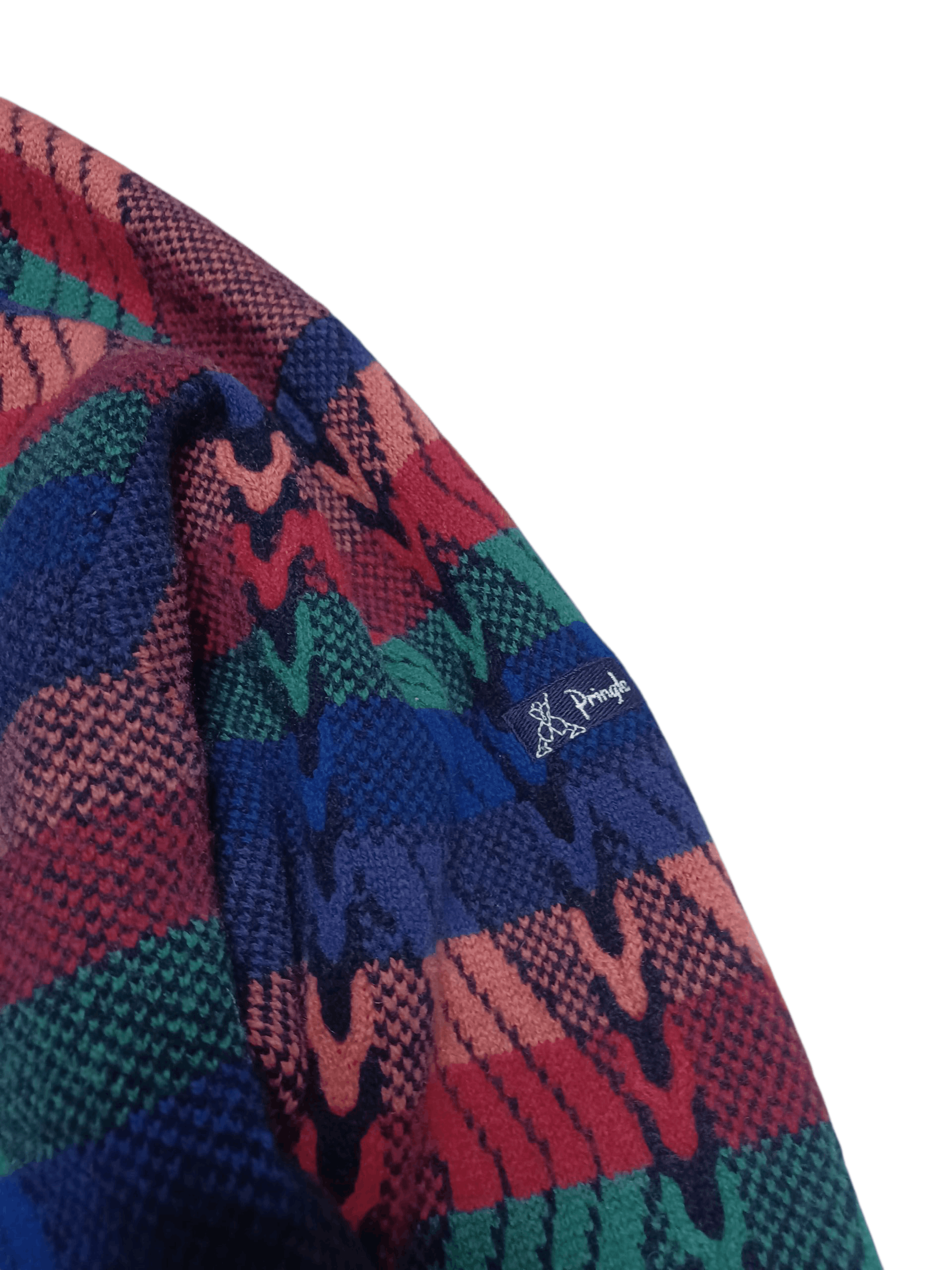 Pringle Of Scotland PRINGLE OF SCOTLAND VINTAGE 100% WOOL COOGI STYLE SWEATER Size US XXL / EU 58 / 5 - 2 Thumbnail