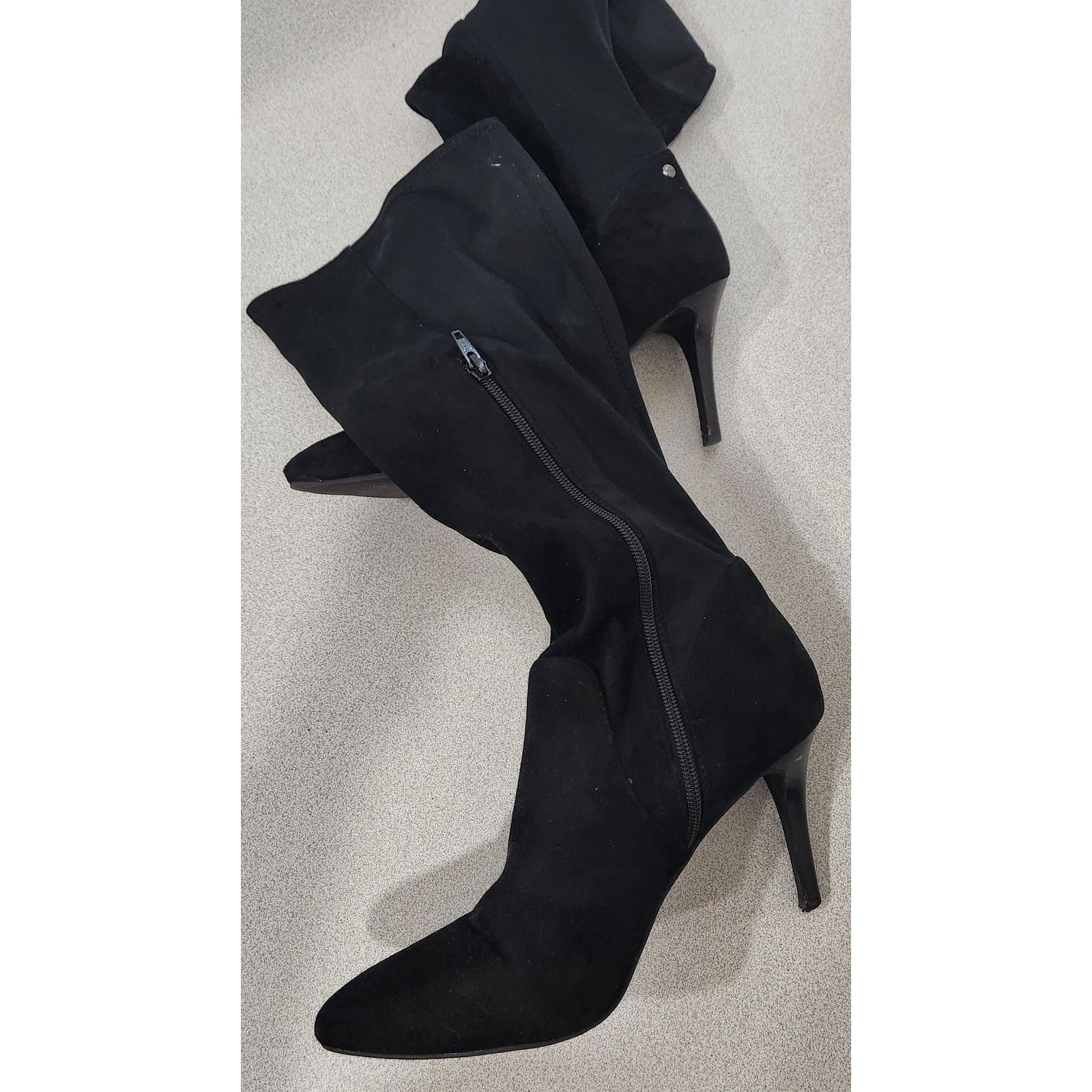 Other Simply Vera Vera Wang Svannabelle Black High Heel Boots 10M Size US 10 / IT 40 - 4 Thumbnail