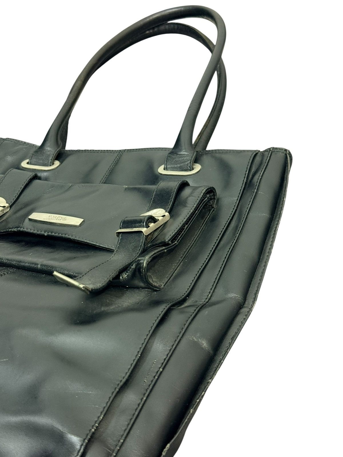 Jean Paul Gaultier Full Leather JPG Tote Bag prada julius dior homme lgb 1🟩4 Size ONE SIZE - 9 Thumbnail