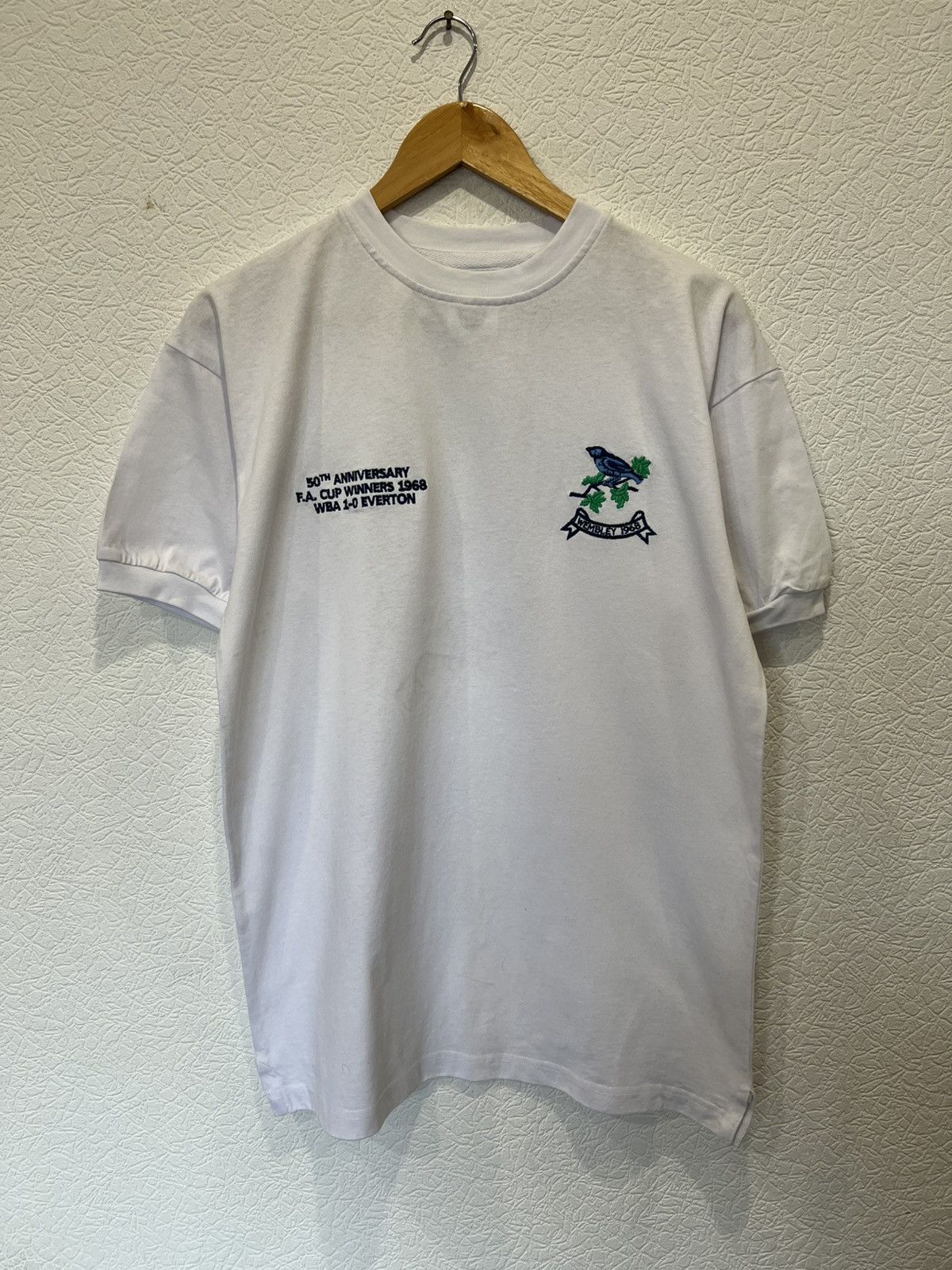 Vintage Vintage West Bromwich 1968 White T Shirt Soccer Football Size US M / EU 48-50 / 2 - 1 Thumbnail