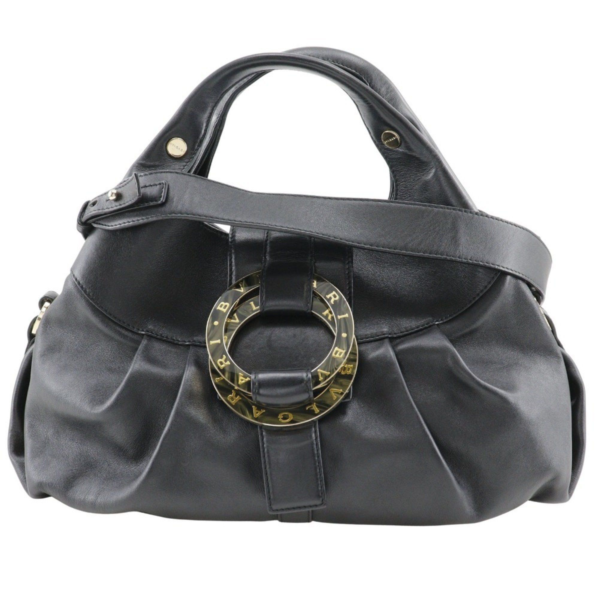 Bvlgari BVLGARI Chandra handbag shoulder leather black 2way A5 type ladies Size ONE SIZE - 1 Thumbnail