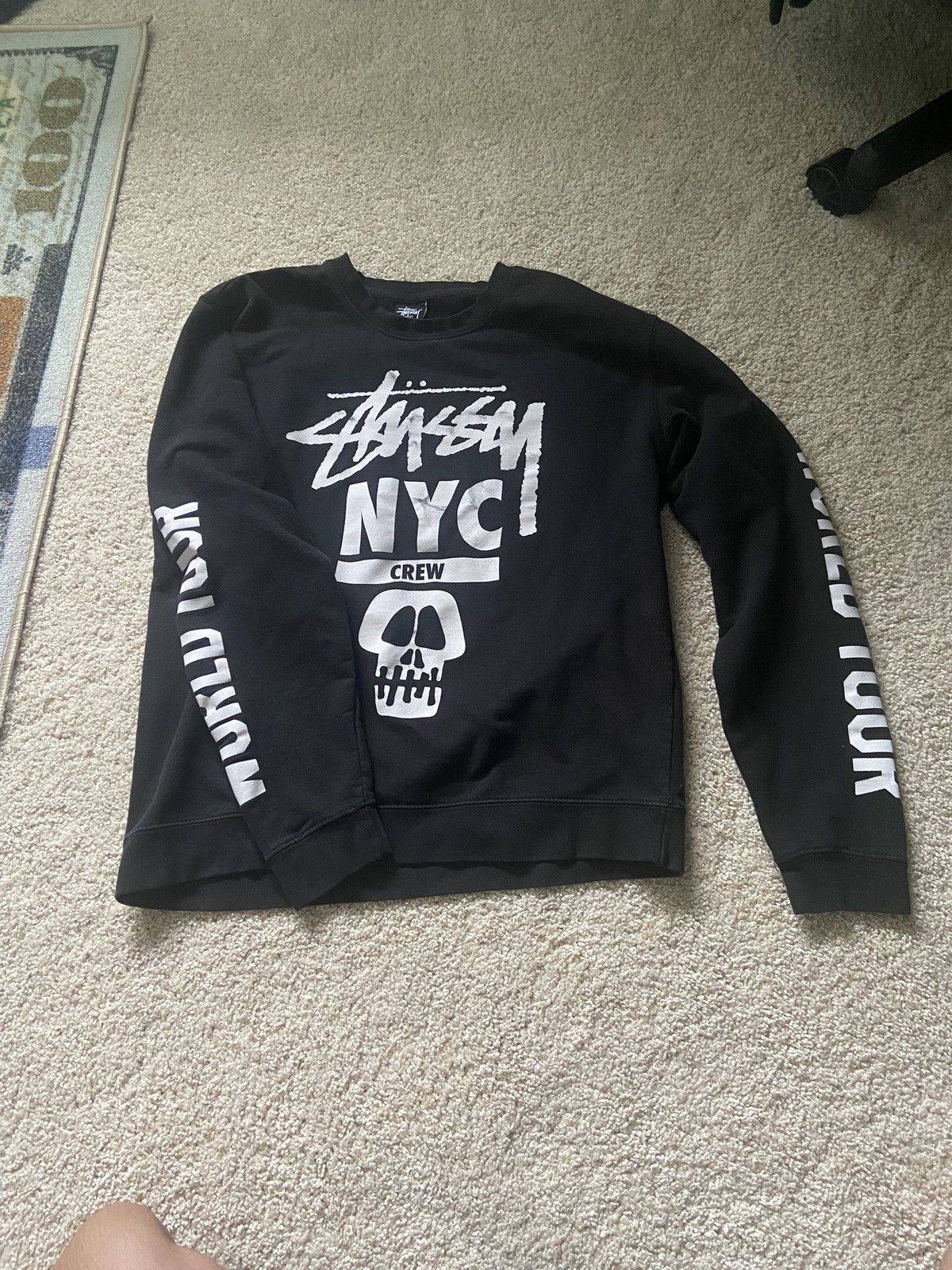Stussy stussy world tour new york sweater Size US L / EU 52-54 / 3 - 1 Thumbnail