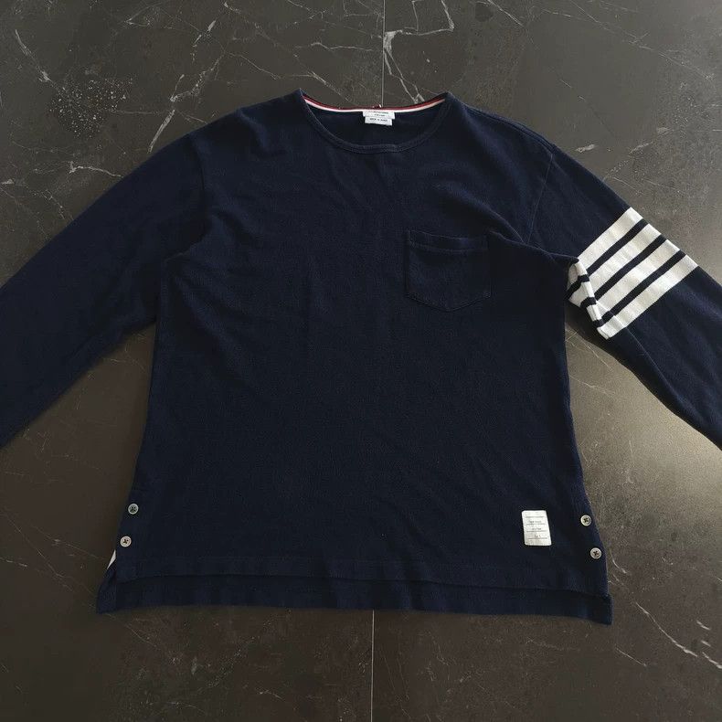 Thom Browne Thom Browne Blue and green hoodie Size US L / EU 52-54 / 3 - 1 Thumbnail