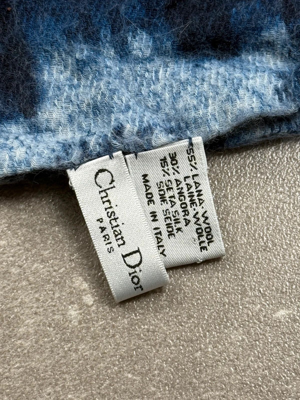 Dior Christian Dior scarf vintage laine wool luxury monogram Size ONE SIZE - 2 Thumbnail