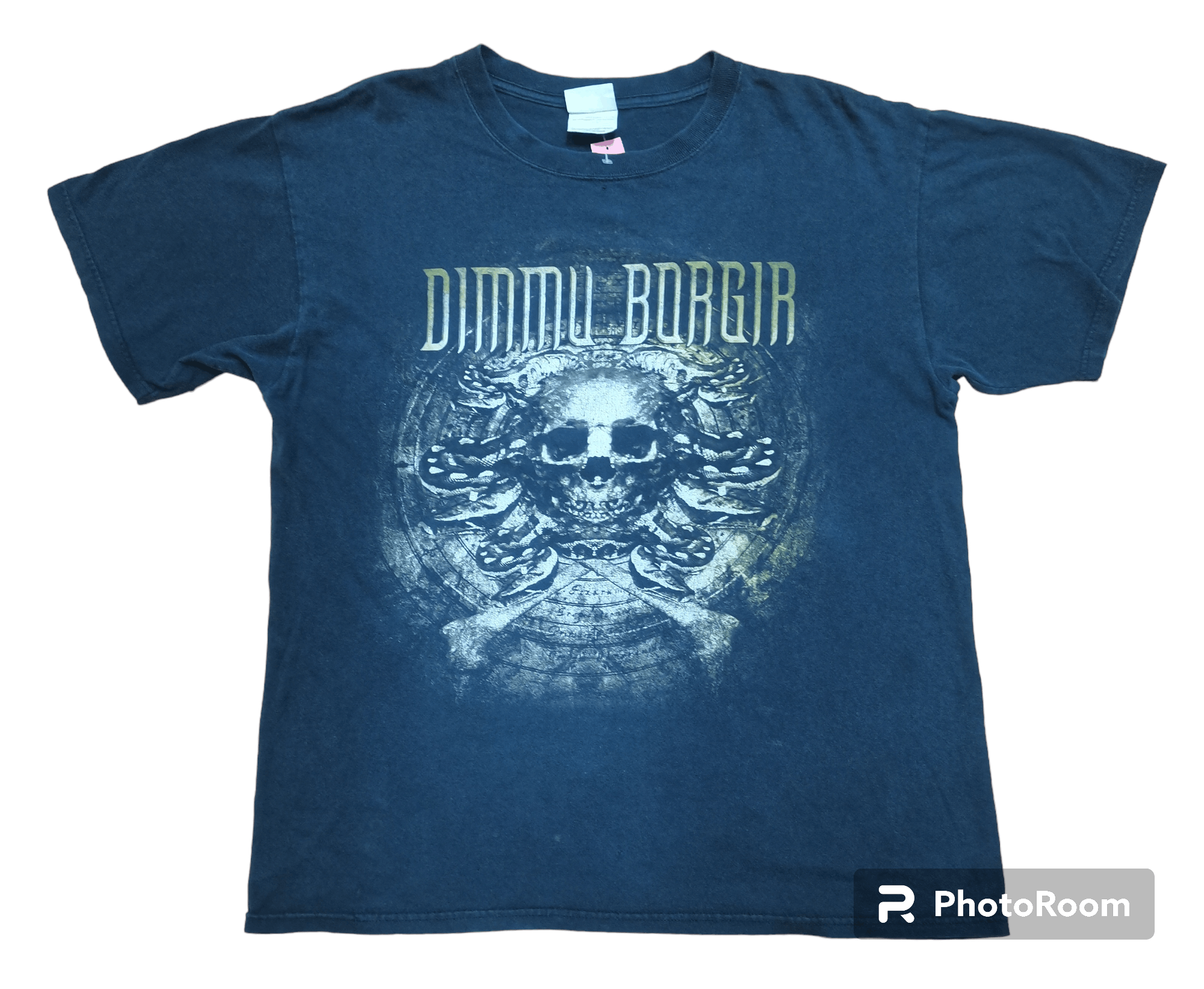 Band Tees × Vintage VINTAGE DIMMU BORGIR SKULL SHIRT Size US L / EU 52-54 / 3 - 1 Thumbnail