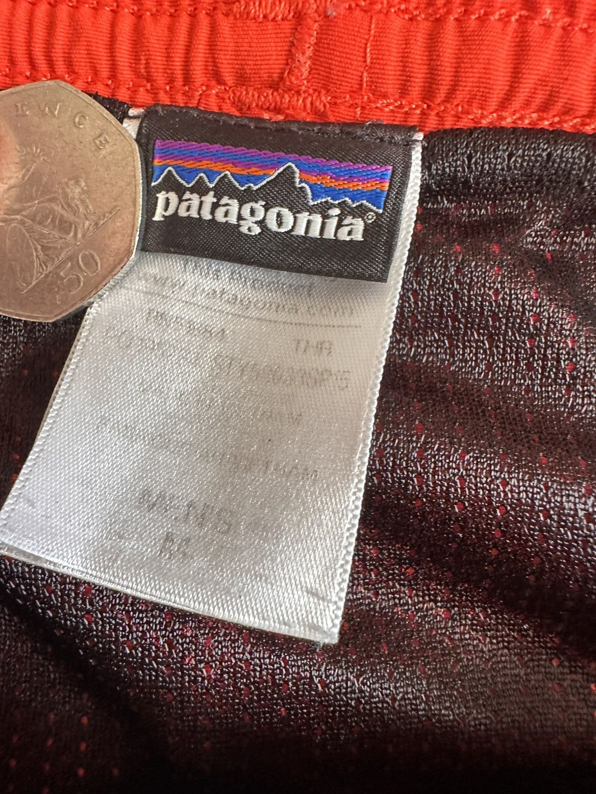 Patagonia × Vintage Y2K Orange Patagonia Shorts Size US 38 / EU 54 - 3 Thumbnail