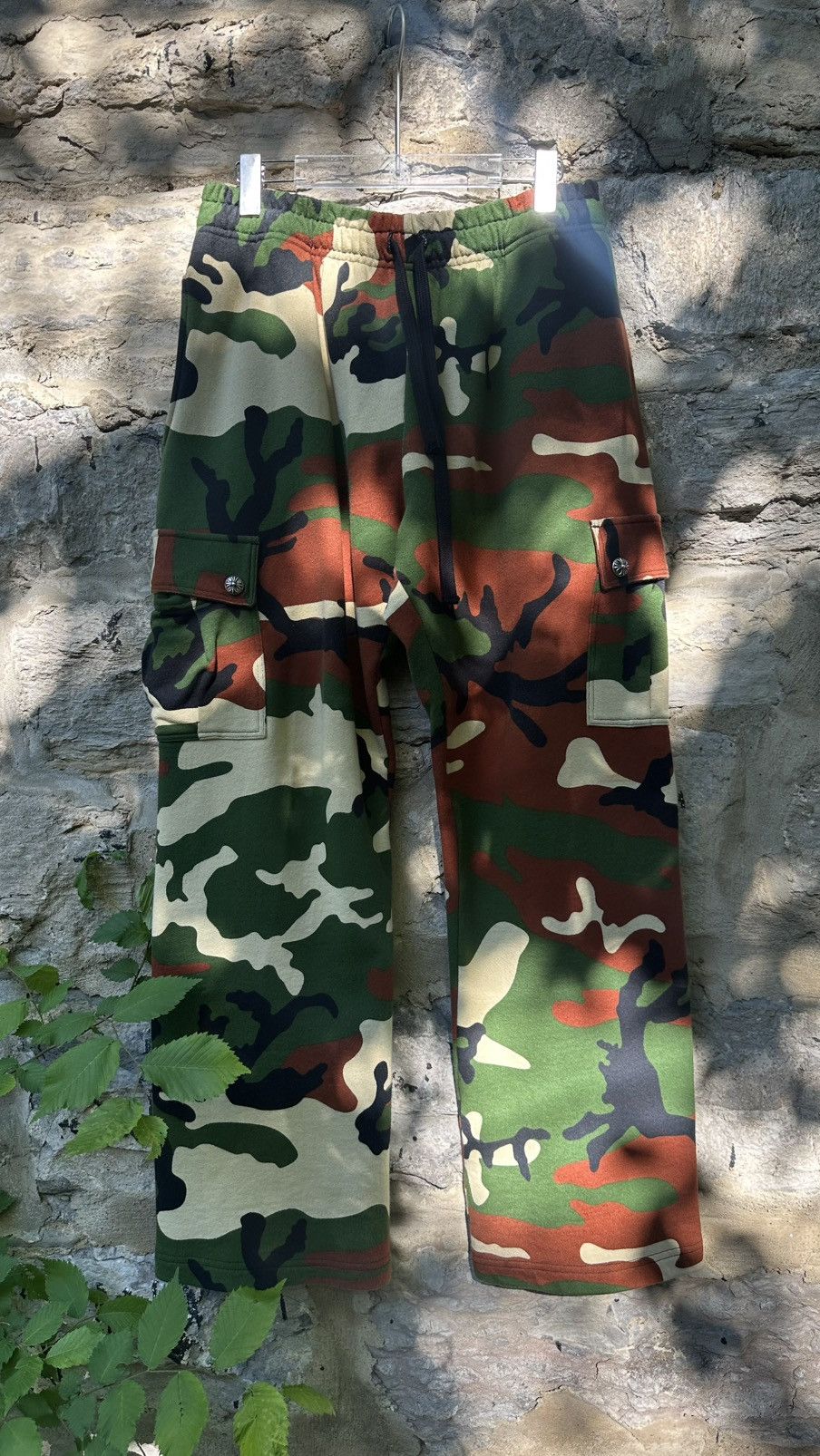 Chrome Hearts Chrome Hearts x Matty Boy "Caution" Camo Cargo Sweatpants Size US 36 / EU 52 - 1 Thumbnail