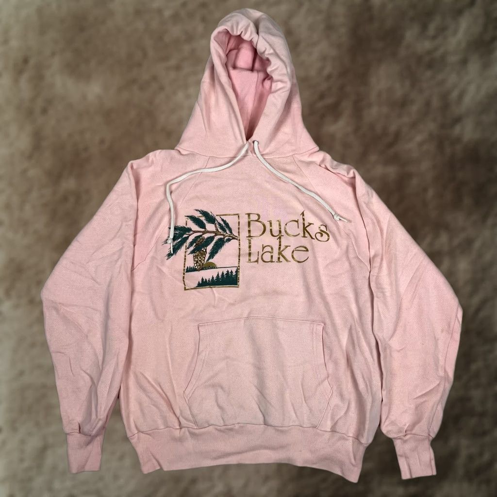 Vintage VINTAGE Bucks Lake Hoodie Womens M/L Pink Pannill Fleece Sweatshirt USA Size M / US 6-8 / IT 42-44 - 1 Thumbnail