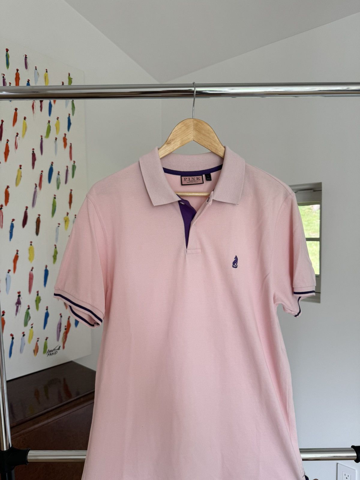 Thomas Pink Pink Polo with embroidered logo Size US L / EU 52-54 / 3 - 1 Thumbnail