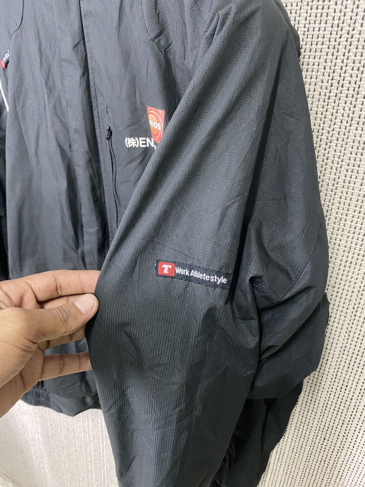 Japanese Brand × Vintage Eneos x tultex work athlete style hoodie very rare Size US XL / EU 56 / 4 - 4 Thumbnail