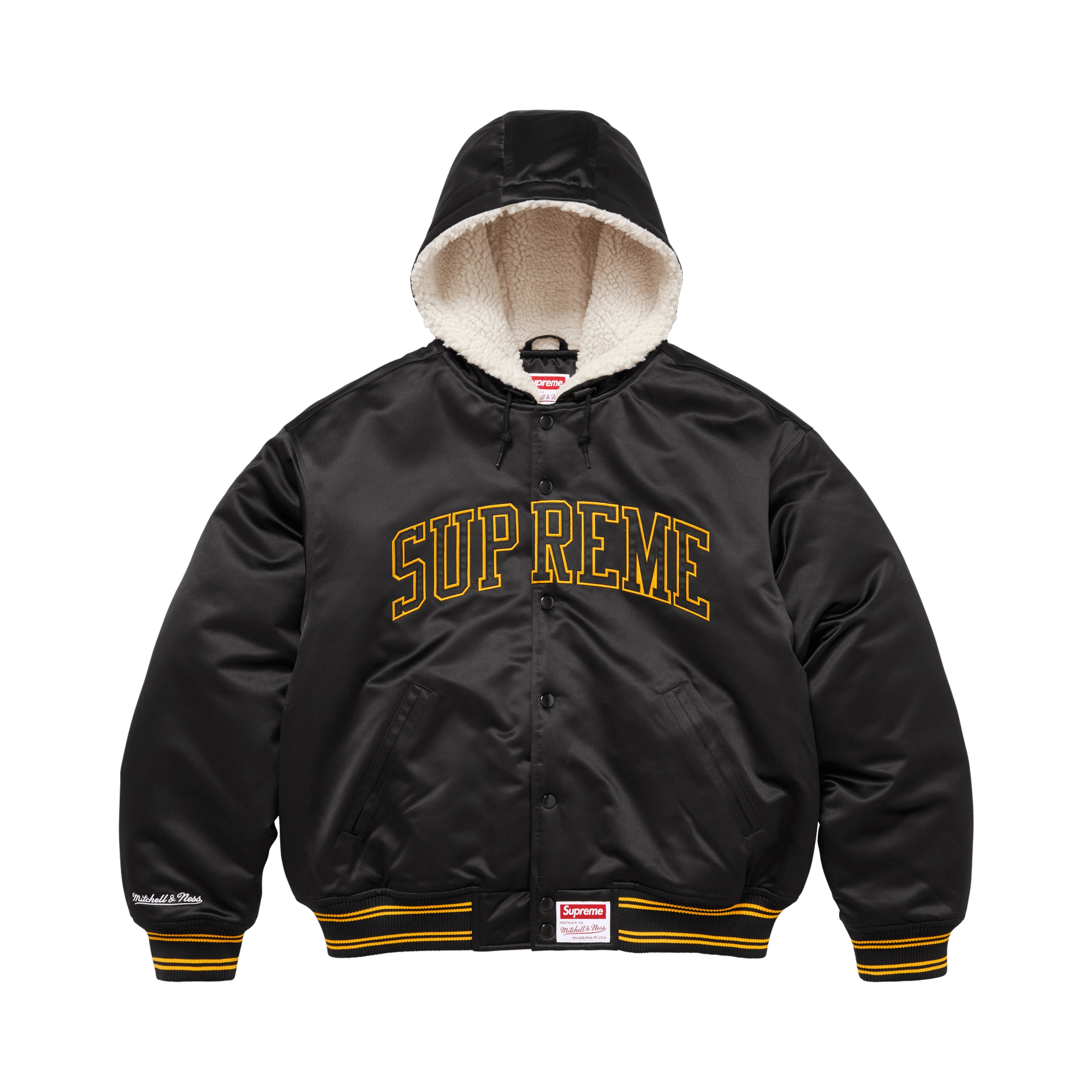 Supreme Supreme satin hooded track jacket | Grailed