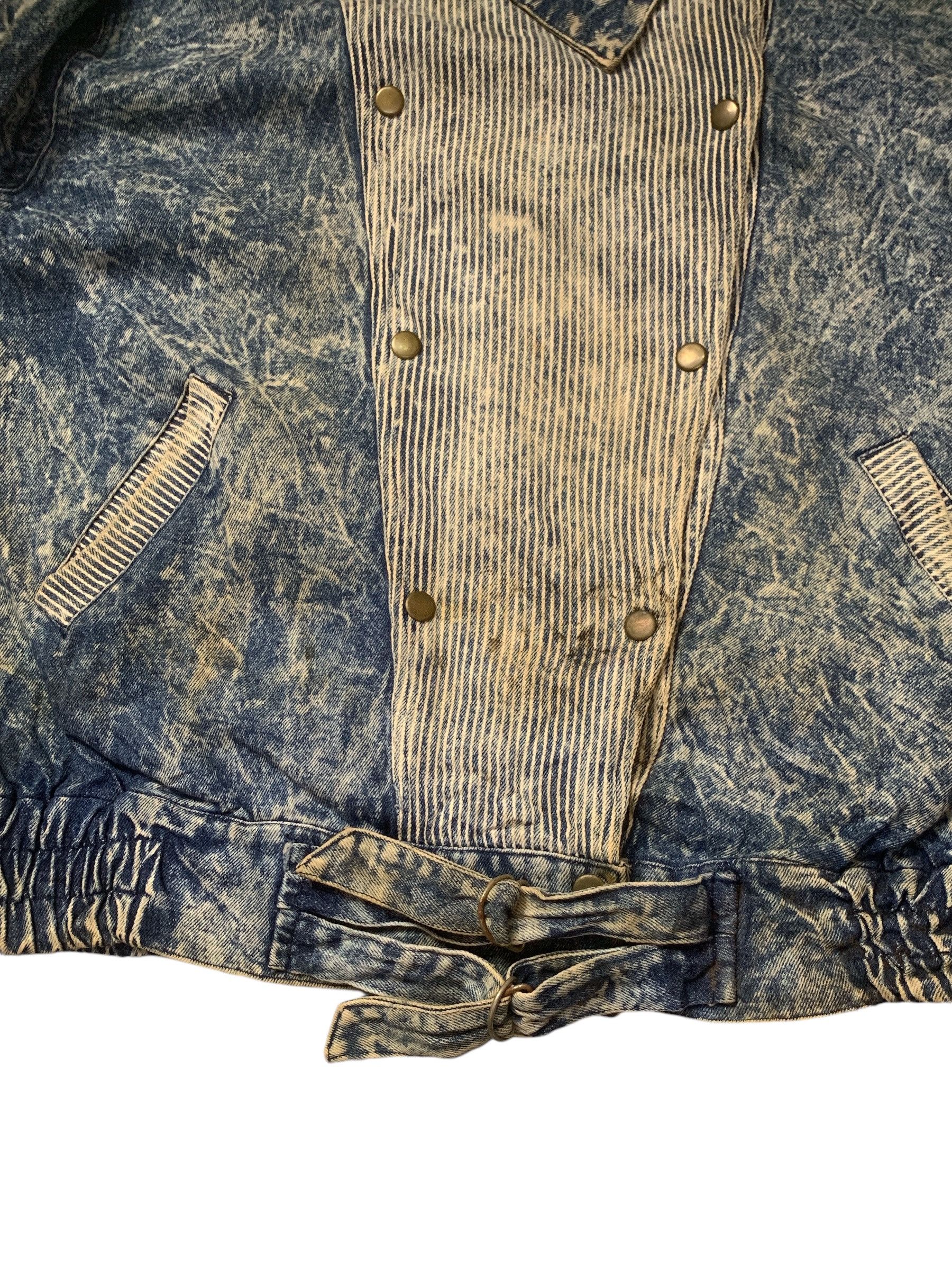 Japanese Brand × Vintage Rare Design Vintage Unknown Brand Denim Jackets Size L / US 10 / IT 46 - 5 Thumbnail