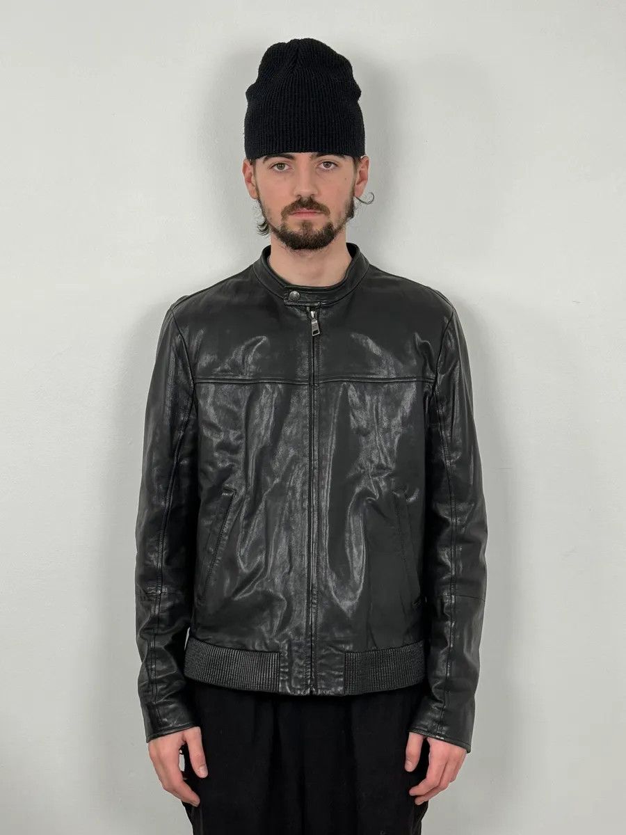 Prada AW2011 Prada Black Biker Leather Jacket Size US M / EU 48-50 / 2 - 2 Thumbnail
