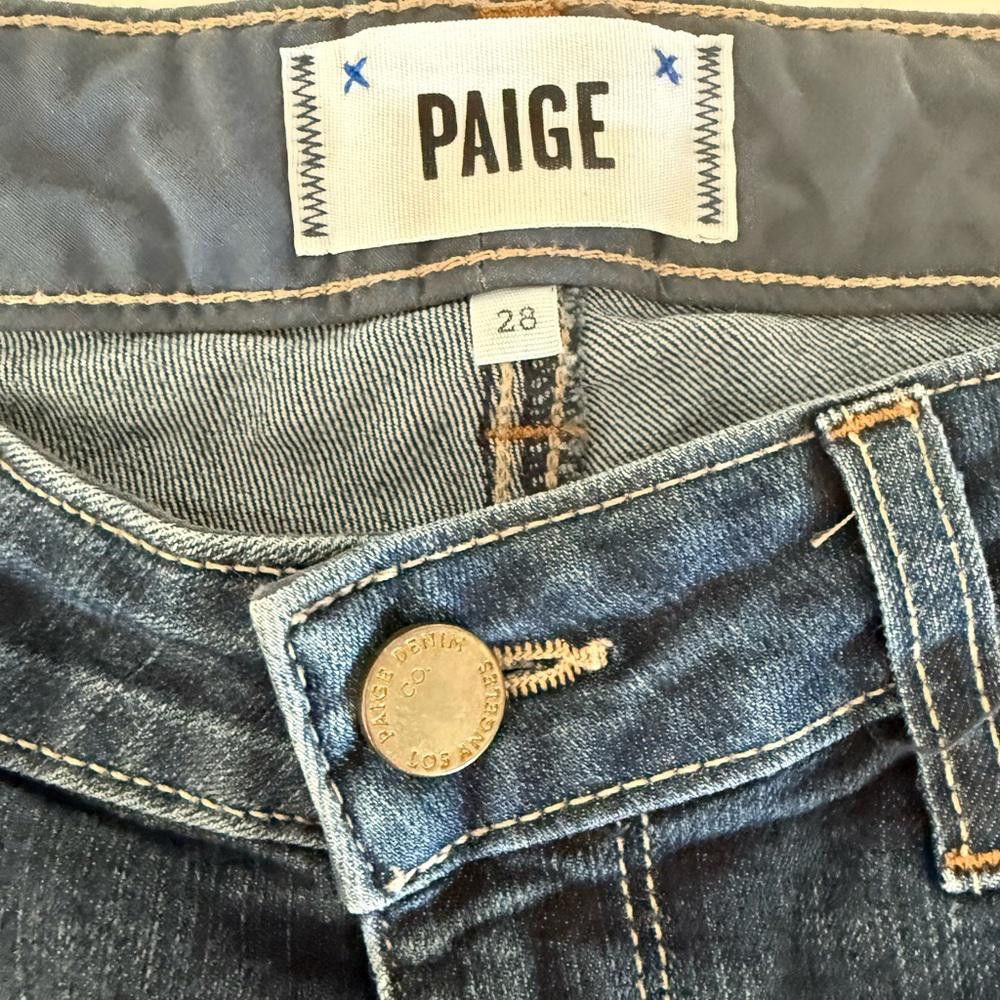 Paige PAIGE Denim Kylie Crop Jeans Size 28 Sedona Medium Wash Size 28" / US 6 / IT 42 - 4 Thumbnail