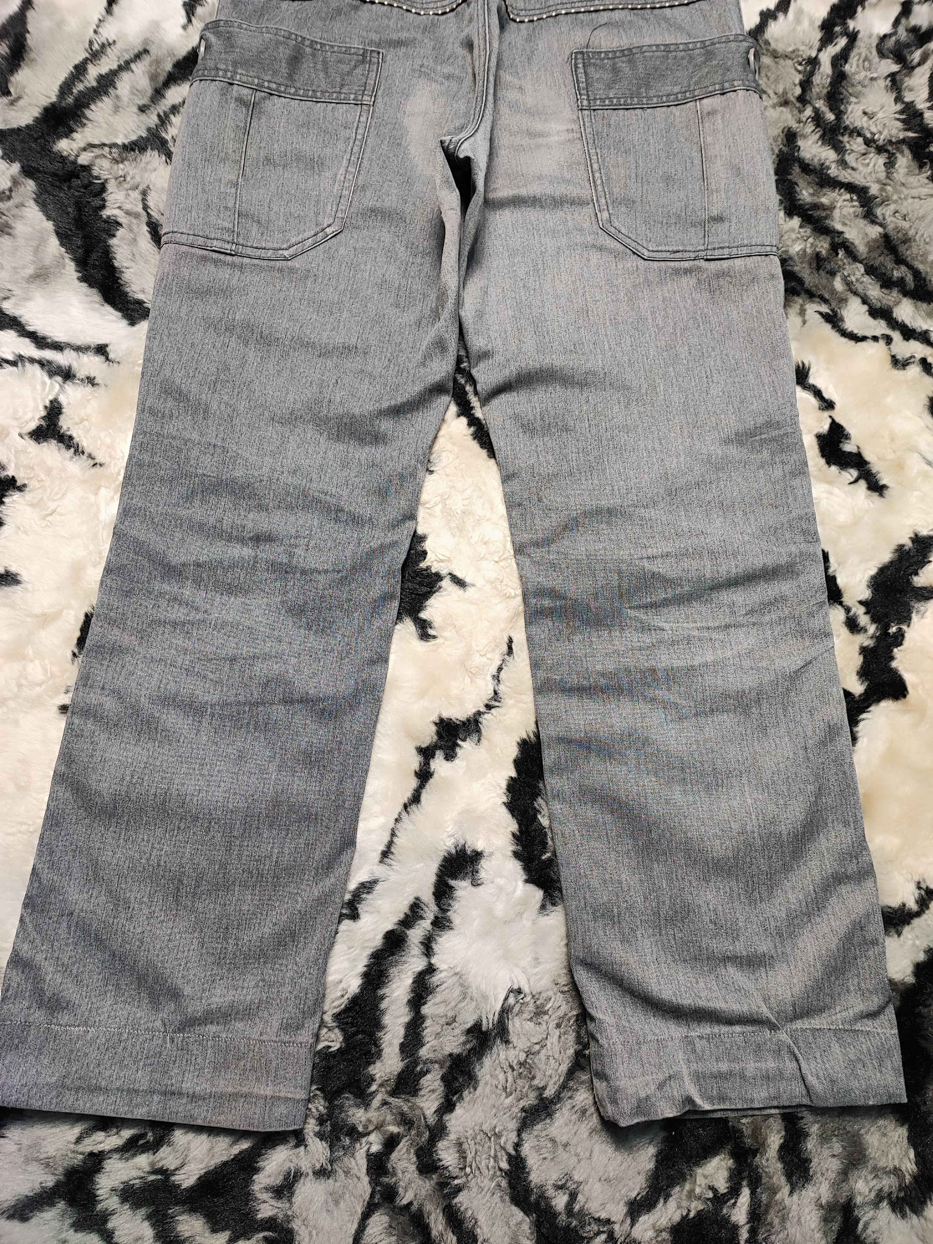 If Six Was Nine DOMINATE HANDCRAFTED BIKER JEANS STYLE Size US 35 - 15 Thumbnail