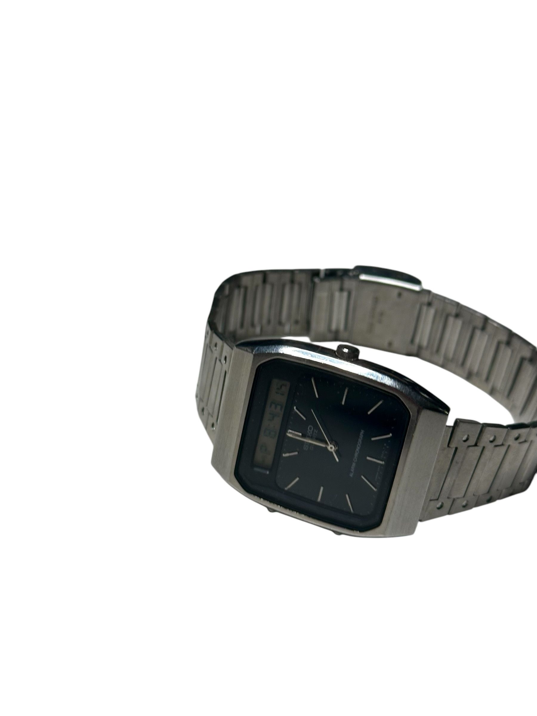 Japanese Brand Seiko Square Electronic Watches Size ONE SIZE - 2 Thumbnail