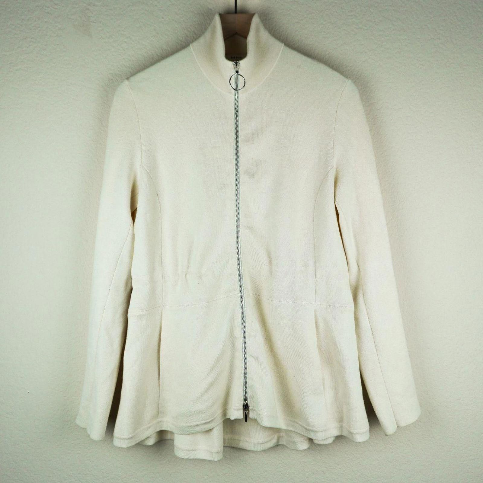 Aris Tatalovich Akris Punto Jacket Women's 6 Cream Schurwolle Virgin Wool Size M / US 6-8 / IT 42-44 - 1 Thumbnail