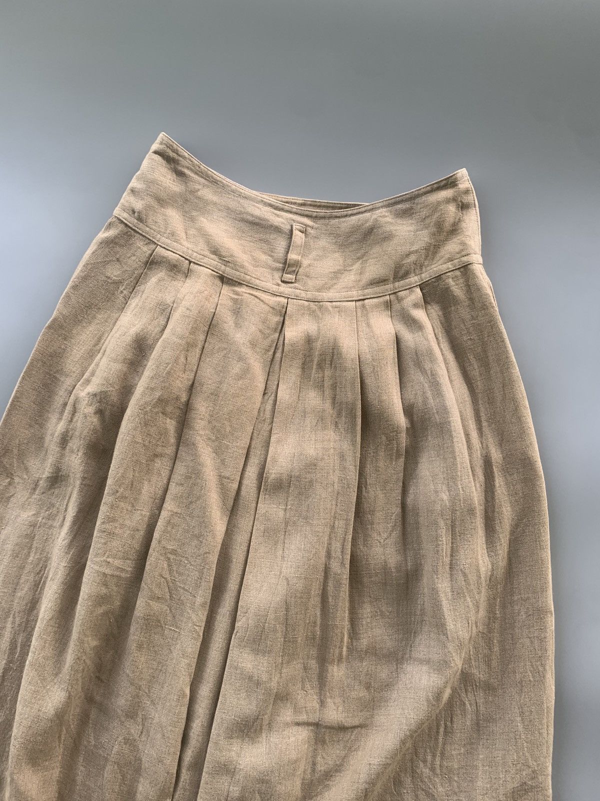 Issey Miyake VINTAGE 1984 ISSEY MIYAKE HEMP SKIRT Size 28" / US 6 / IT 42 - 11 Thumbnail