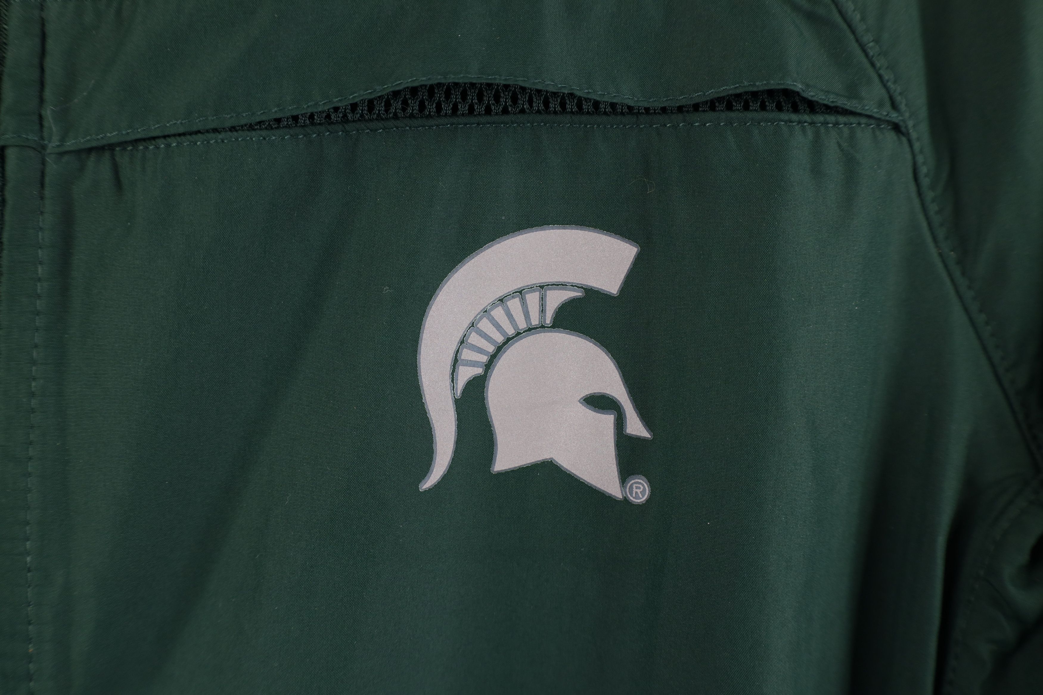 Nike × Vintage Nike Michigan State University Windbreaker Jacket Green Size S / US 4 / IT 40 - 4 Thumbnail