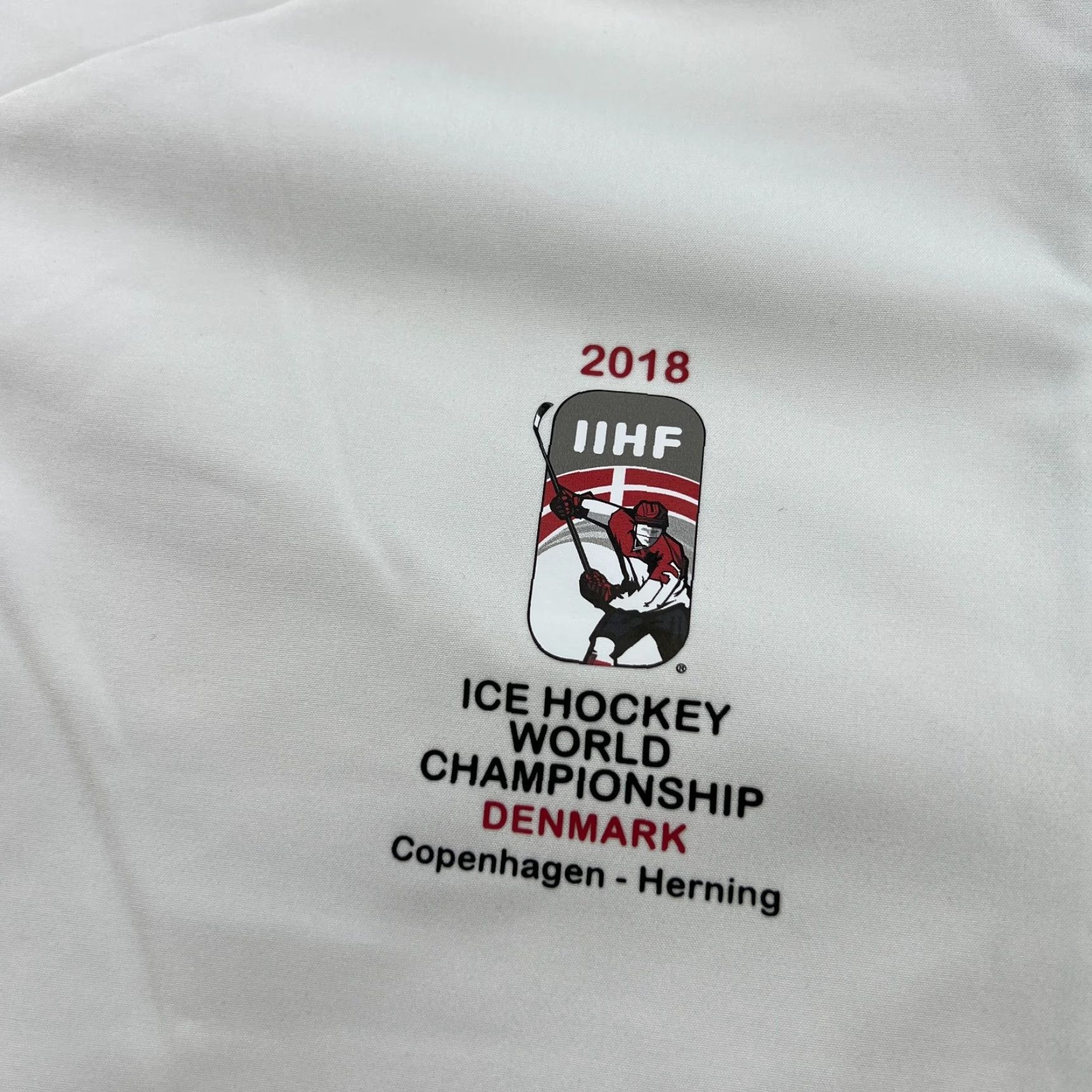 Vintage Skoda Ice Hockey World Championship Denmark 2018 Womens Jacket 2XL Hooded White Size XXL / US 16-18 / IT 52-54 - 4 Thumbnail