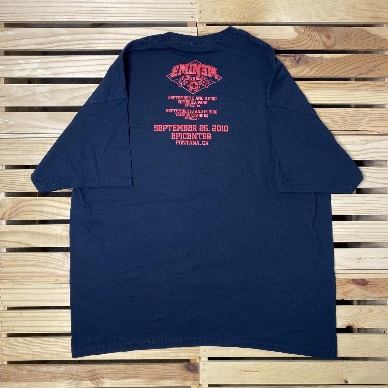 Gildan Eminem Home & Home Tour 2010 Black Rap Tee Size XL Size US XL / EU 56 / 4 - 2 Thumbnail