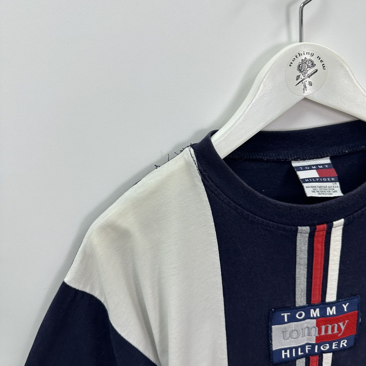 Tommy Hilfiger Vintage 90s Tommy Hilfiger Embroidered logo tee y2k hype og Size US L / EU 52-54 / 3 - 7 Thumbnail