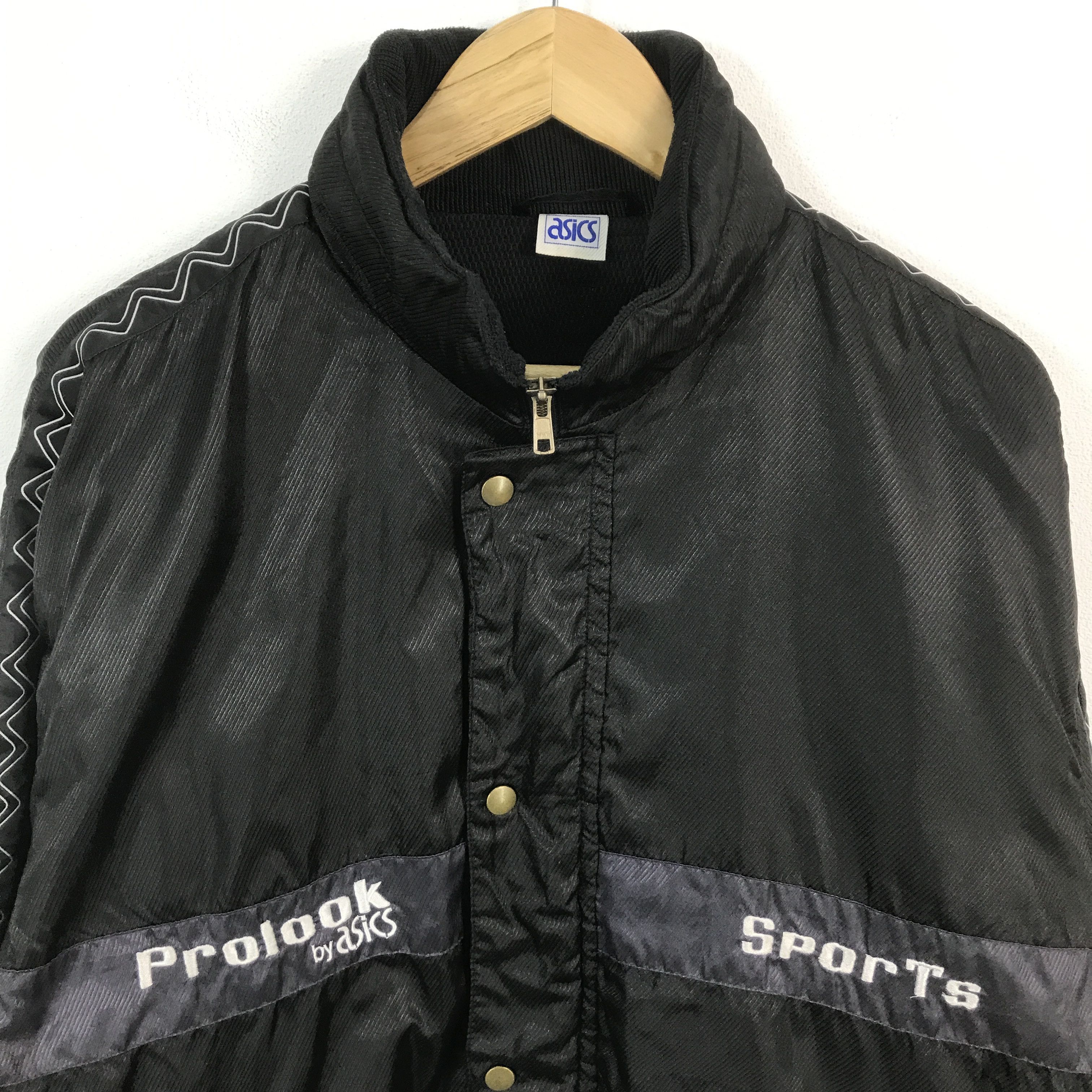 Asics × Japanese Brand Vtg Asics prolook sports zipper jacket Size US L / EU 52-54 / 3 - 3 Thumbnail